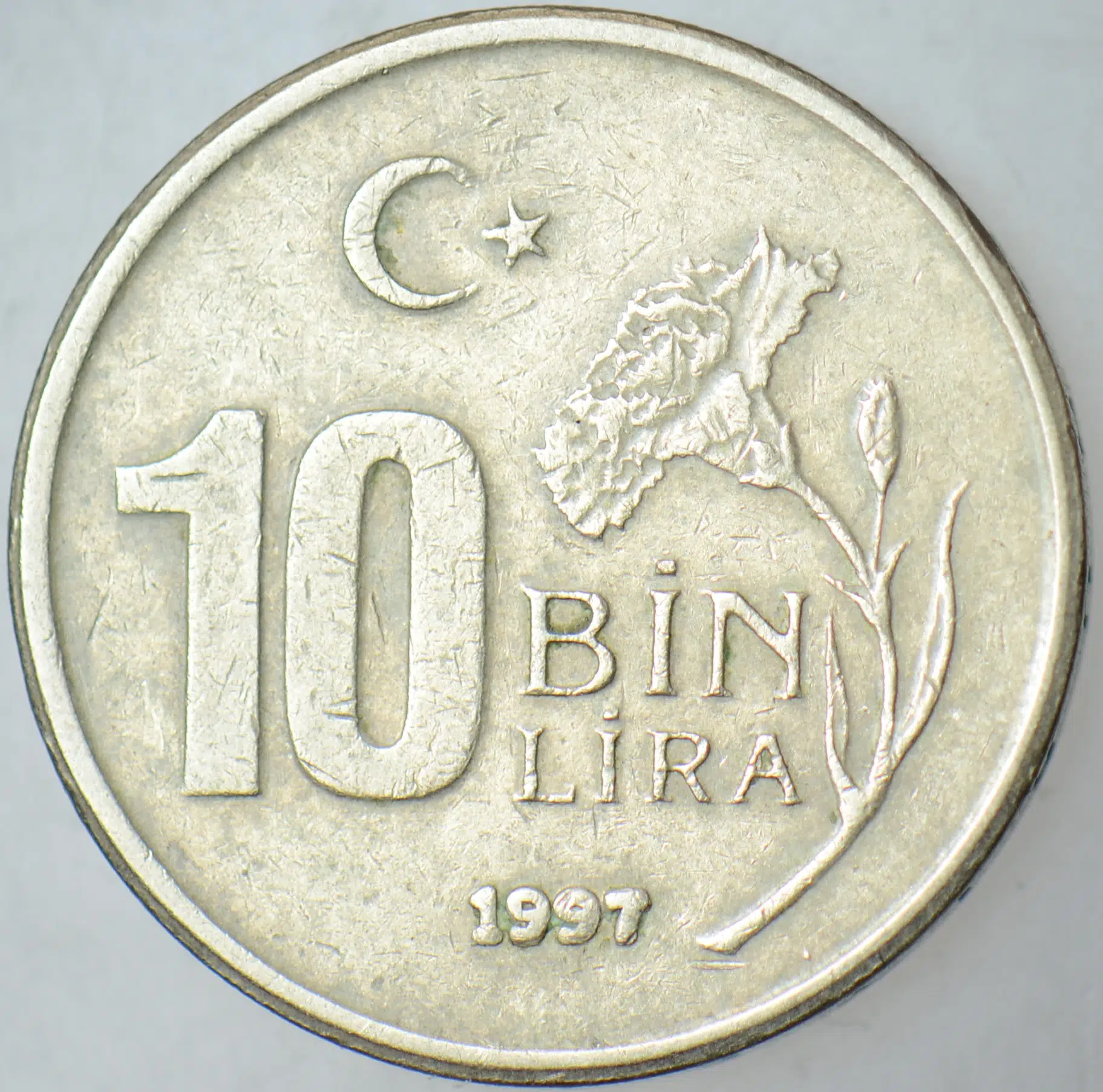 10 BİN LİRA 1997 KALIN TİP.