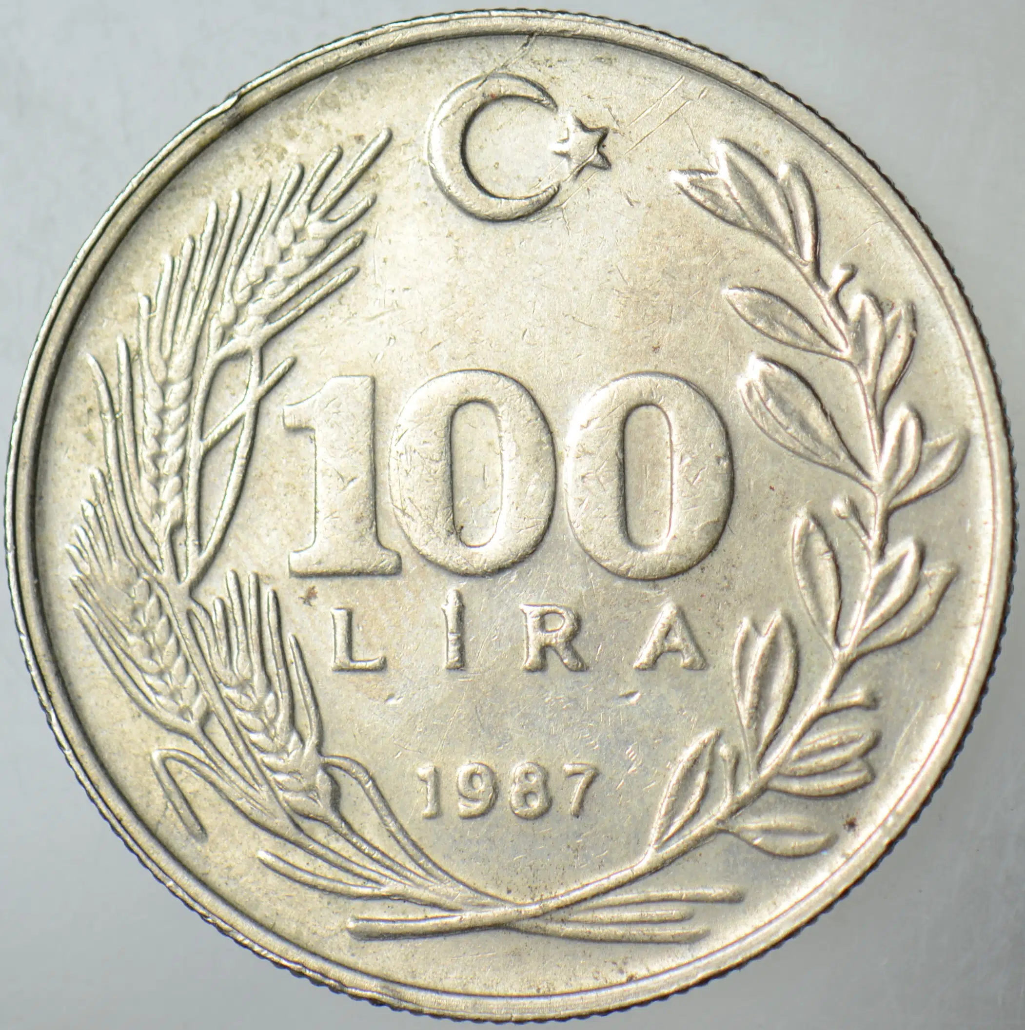 100 LİRA 1987.