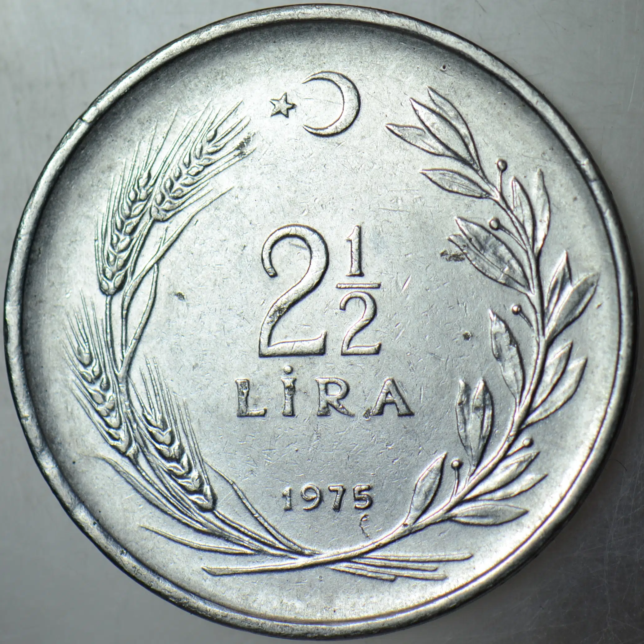 2,5 LİRA 1975.