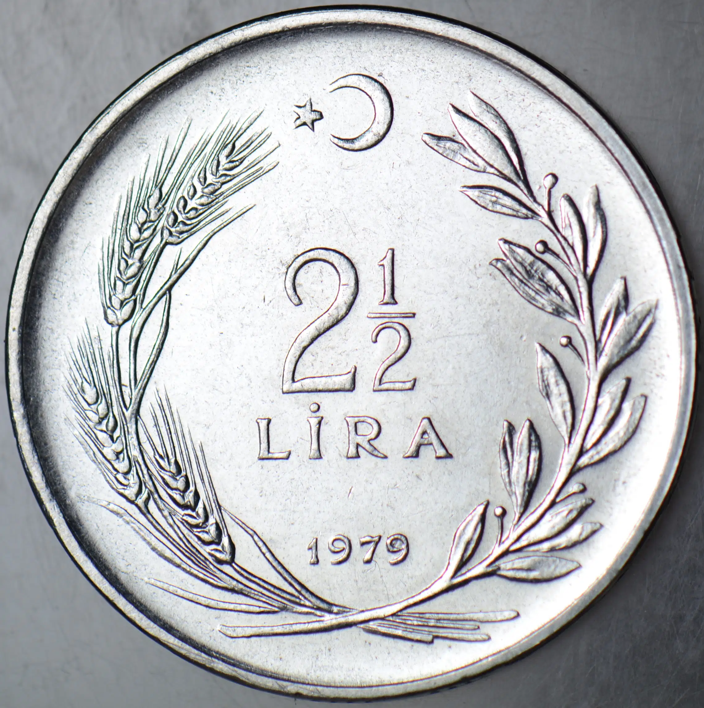 2,5 LİRA 1979 ÇİLALTI.