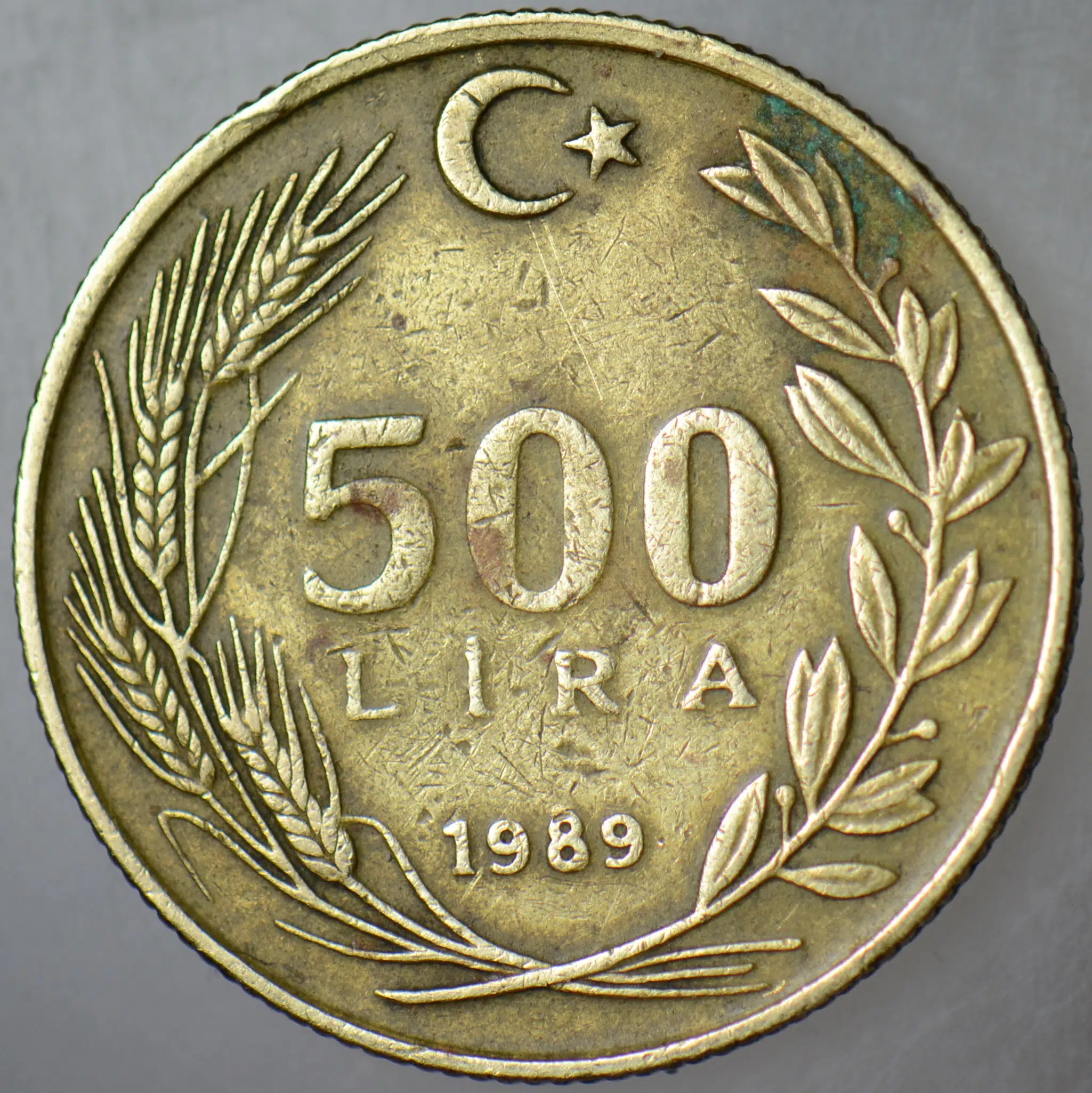500 LİRA 1989.