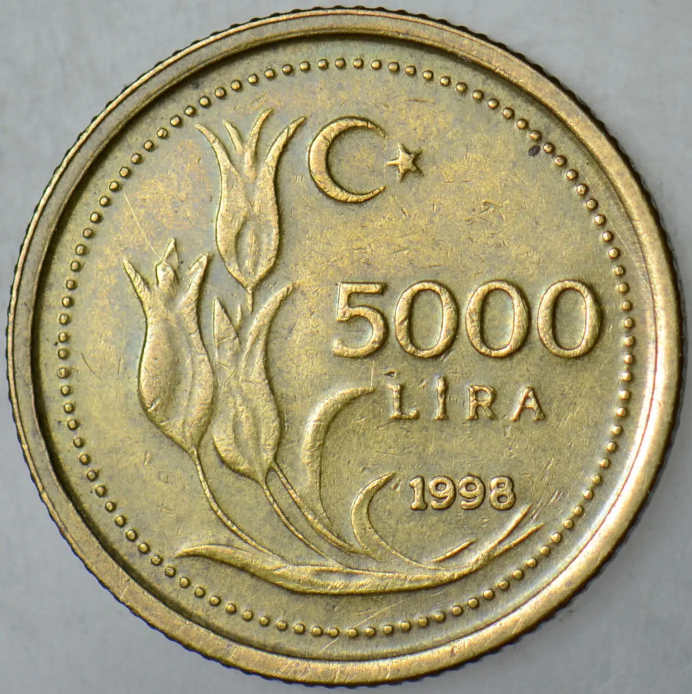 5000 LİRA 1998 İNCE TİP.