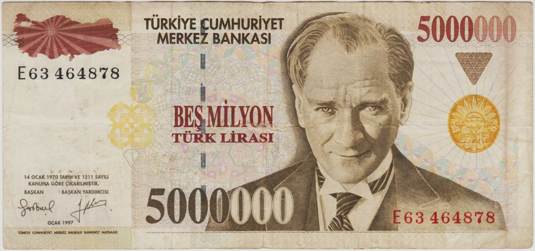 7. EMİSYON 5.000.000 LİRA E63 ÇT(-)