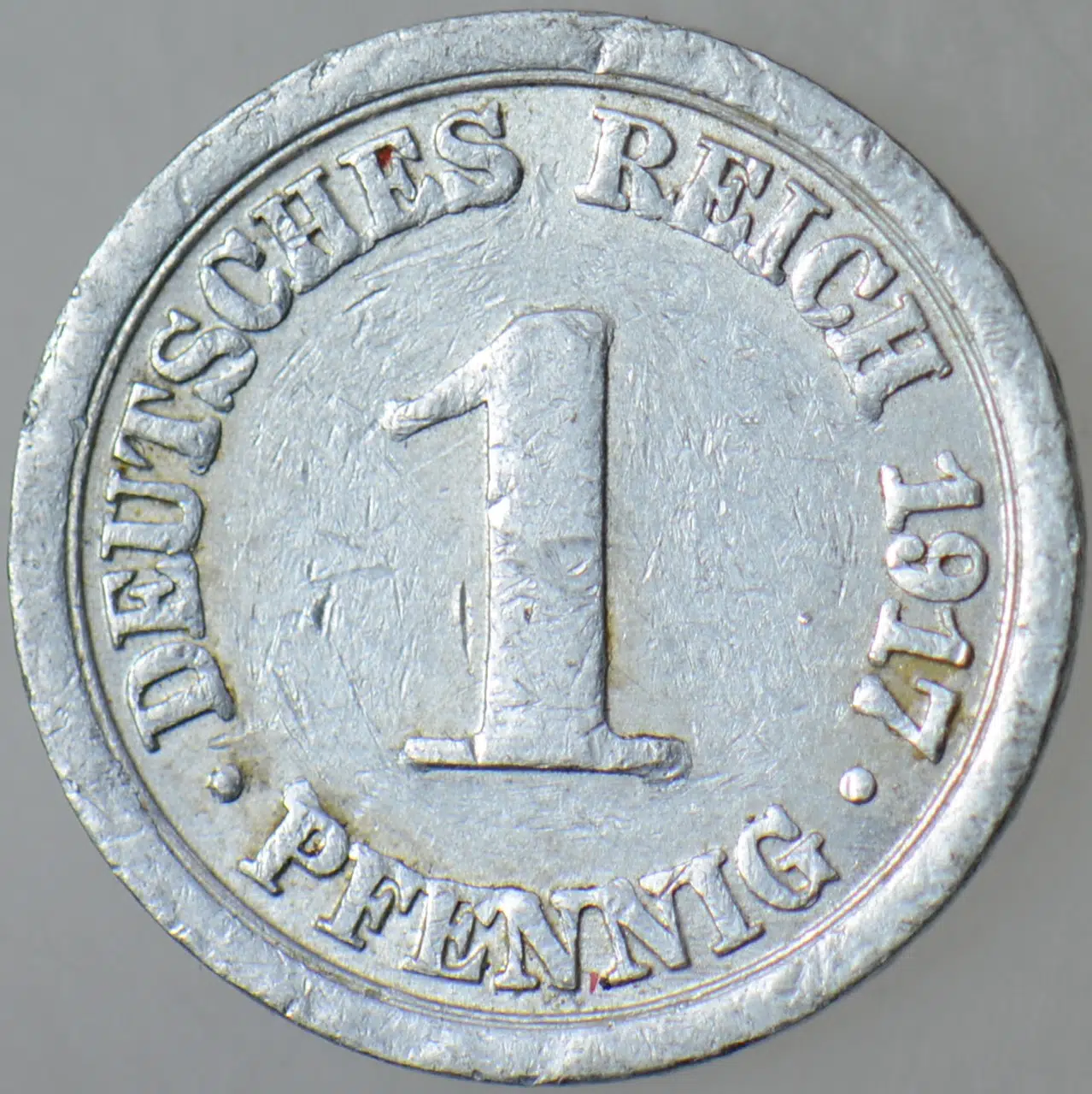 ALMANYA 1 PFENNİG 1917 A. ALÜMİNYUM.