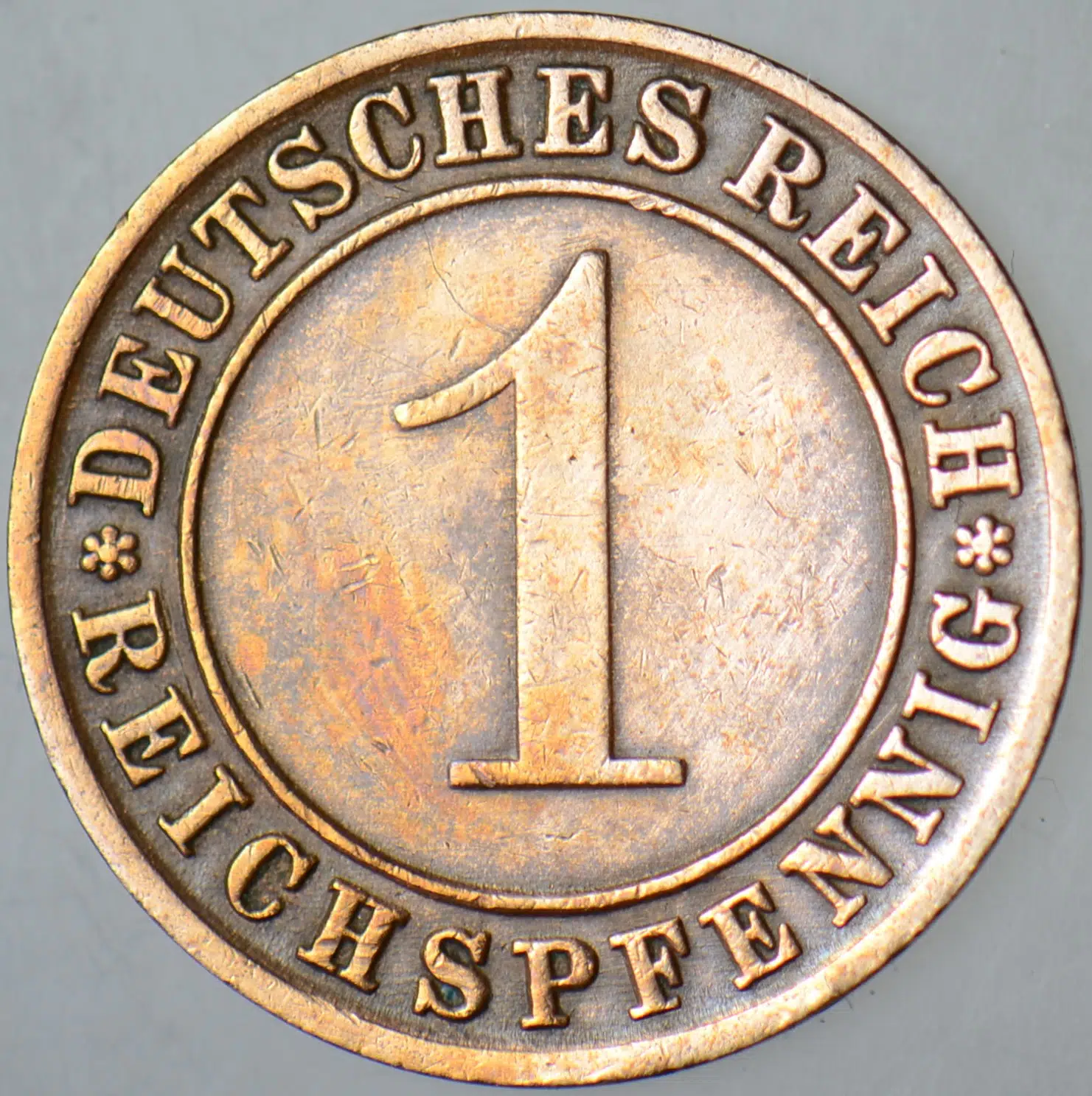 ALMANYA 1 PFENNIG 1930 A. WEİMAR CUMHURİYETİ DÖNEMİ.