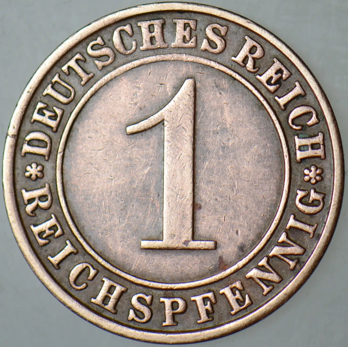 ALMANYA 1 PFENNIG 1935 A. NAZİ DÖNEMİ. REICHSPFENNIG.