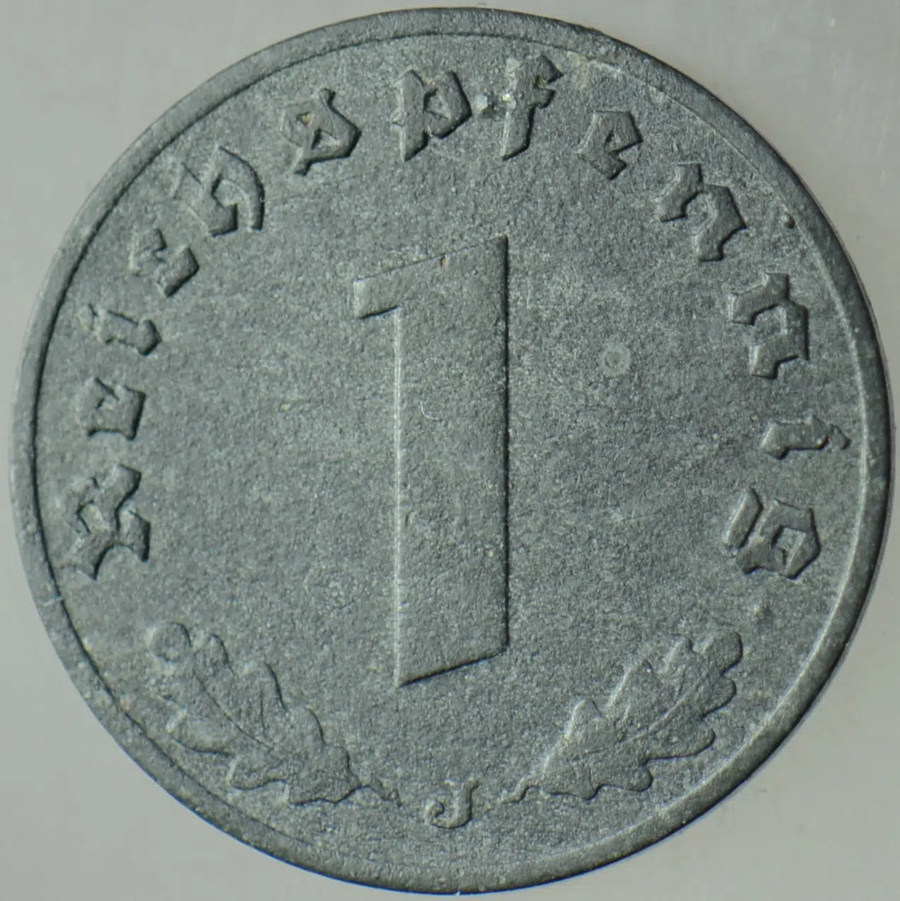 ALMANYA 1 PFENNİG 1942 J. İKİNCİ DÜNYA SAVAŞI DÖNEMİ. ÇİNKO.