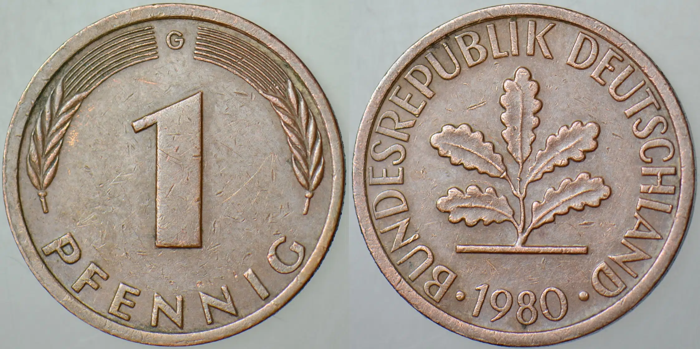 ALMANYA 1 PFENNİG 1980 G.