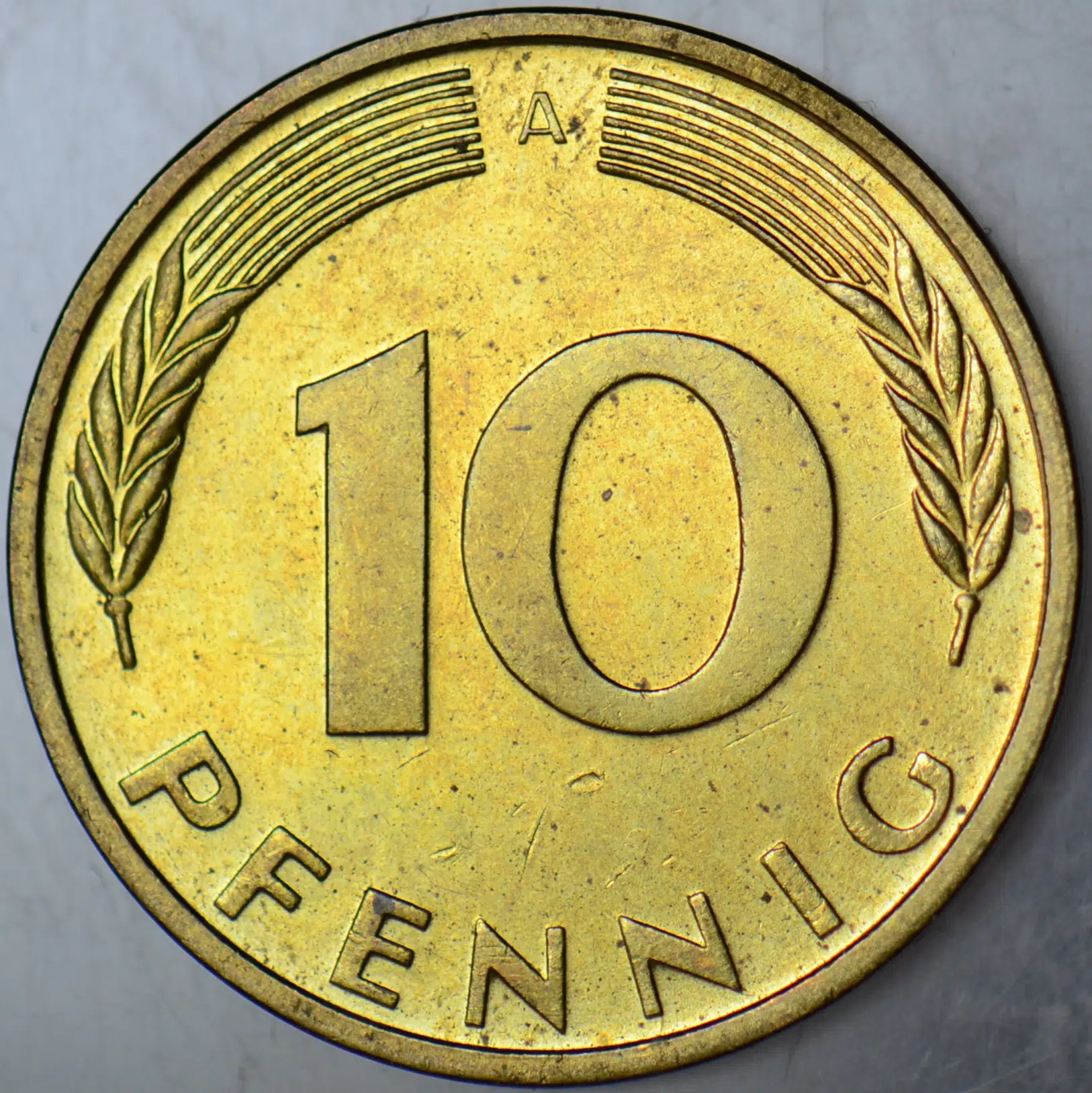 ALMANYA 10 PFENNİG 1991 A. ÇİL(-)