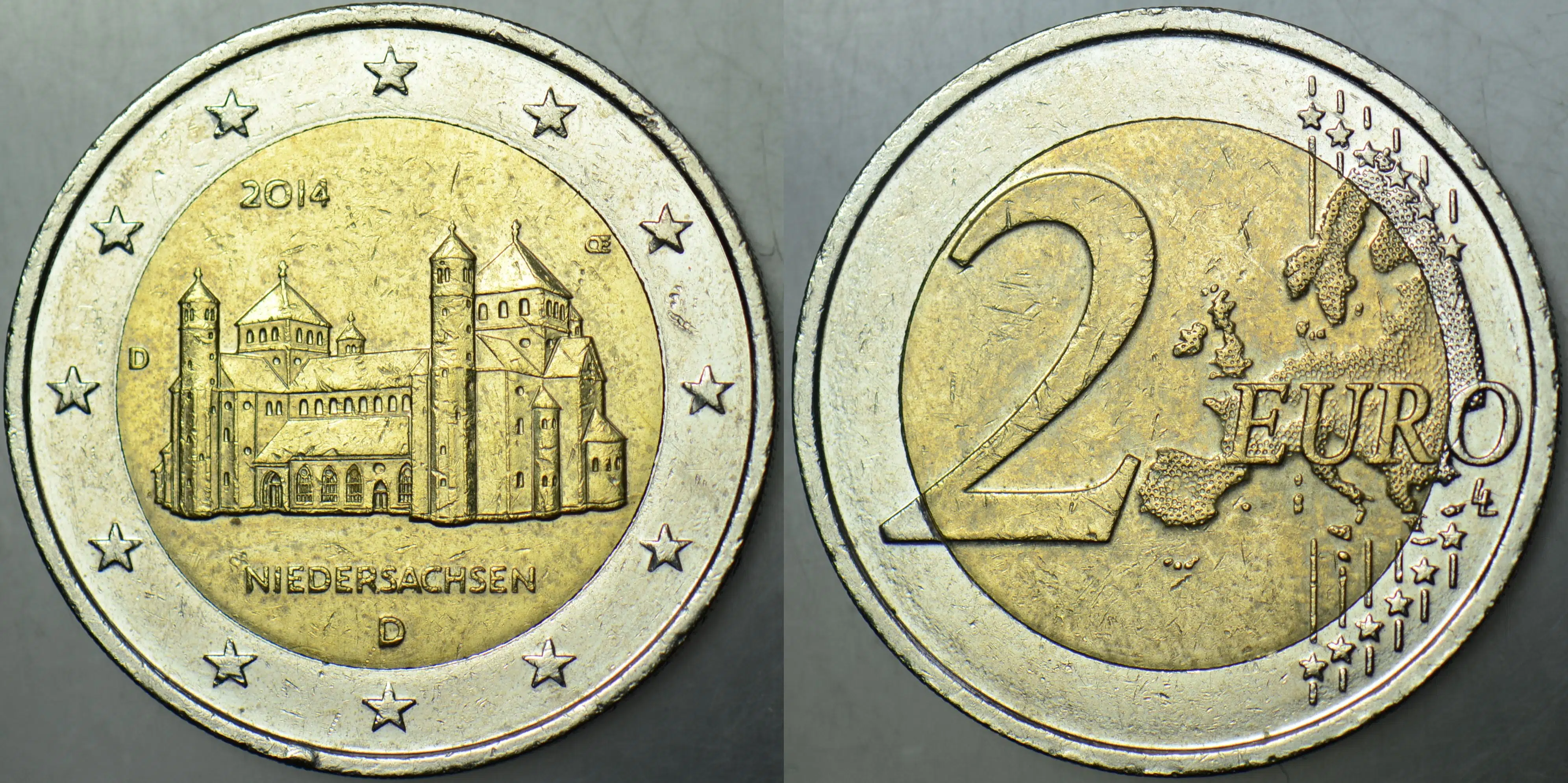 ALMANYA 2 EURO 2014 HATIRA-NİEDERSACHSEN.