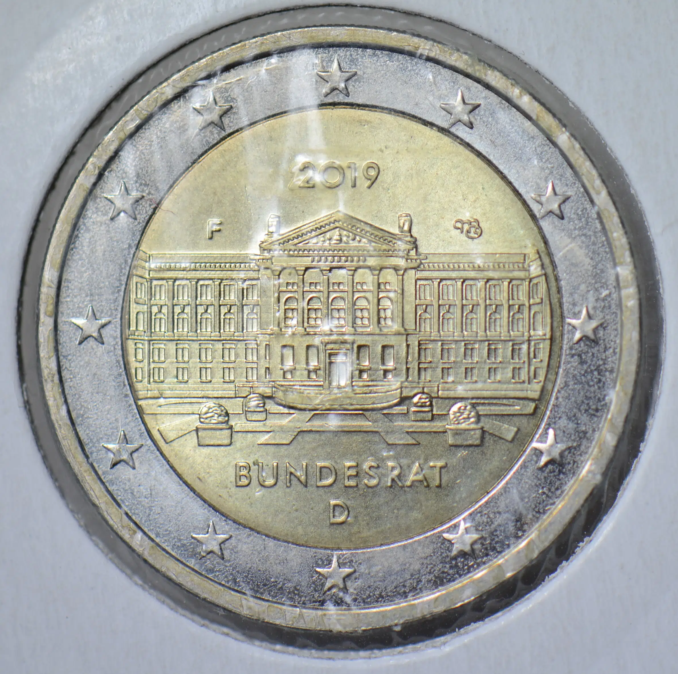 ALMANYA 2 EURO 2019 F. BUNDESRAT. KAPAMADA ÇİLALTI+