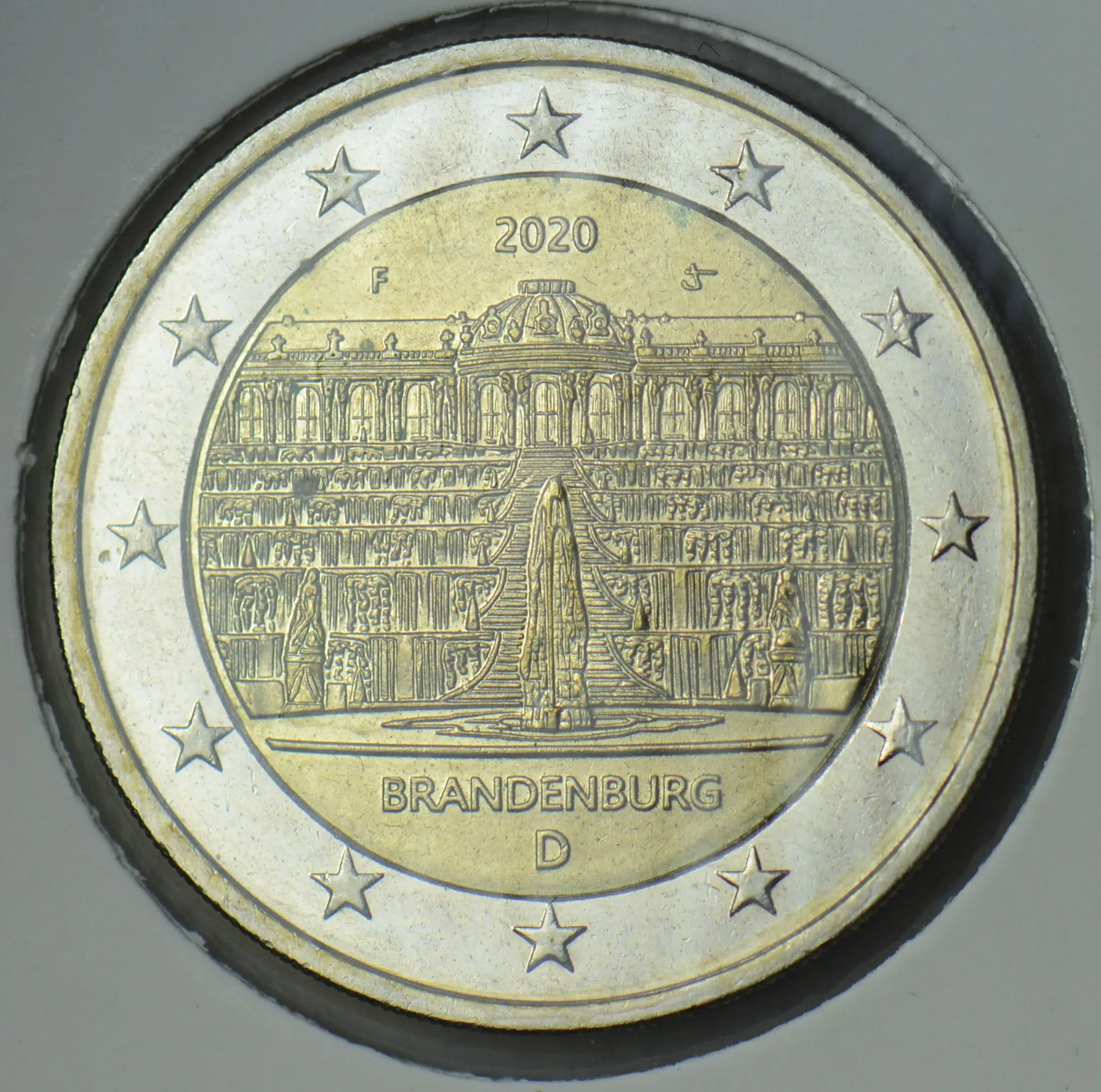 ALMANYA 2 EURO 2020 F HATIRA-BRANDENBURG. KAPAMADA ÇİLALTI.