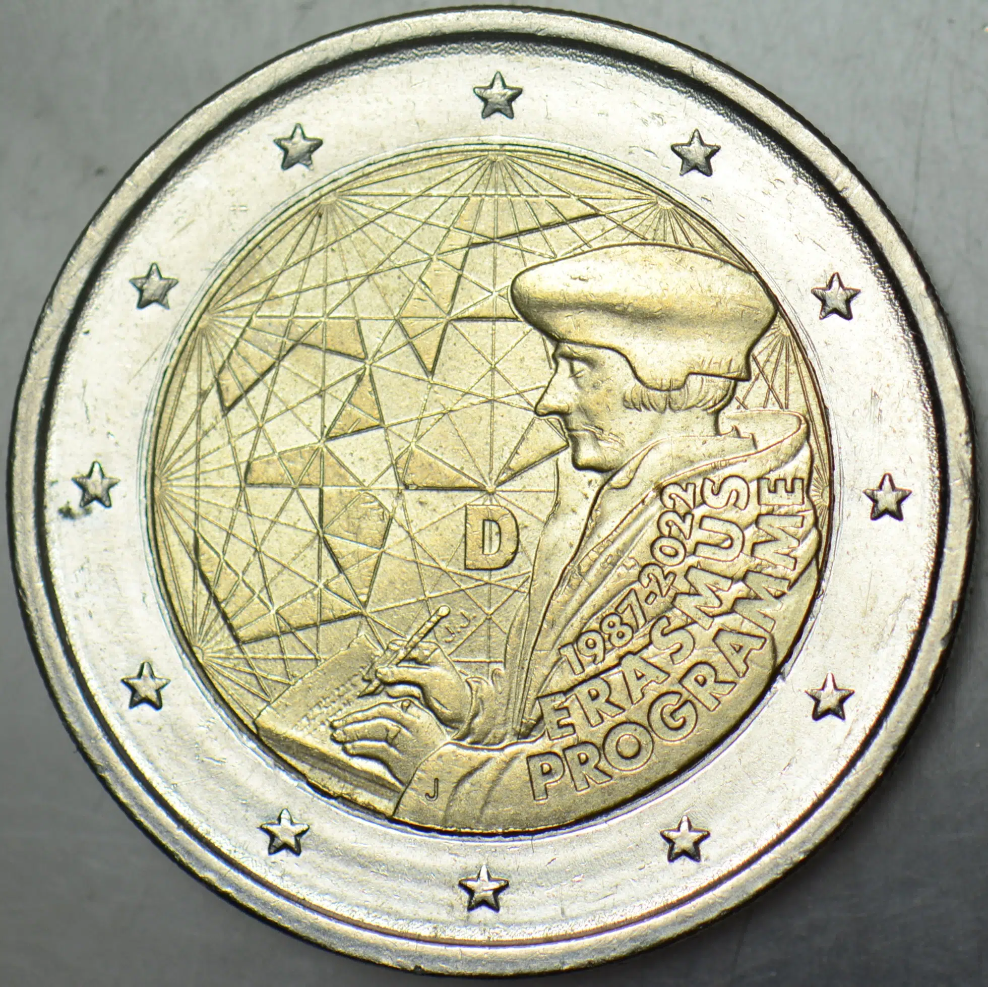 ALMANYA 2 EURO 2022 HATIRA-ERASMUS PROGRAMI 35. YILI. ÇİLALTI+