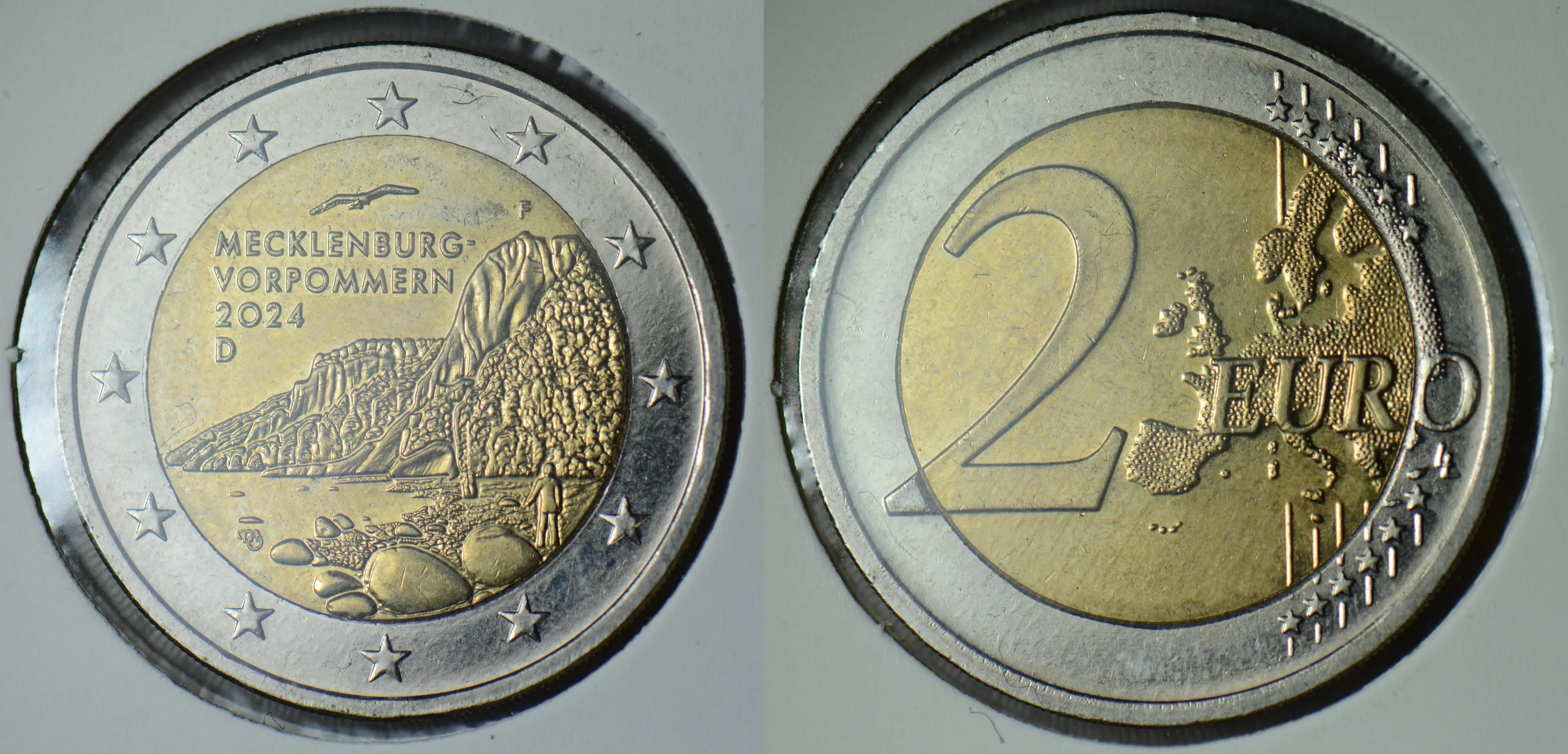 ALMANYA 2 EURO 2024 F. HATIRA-MECKLENBURG - VORPOMMERN. KAPAMADA ÇİLALTI.