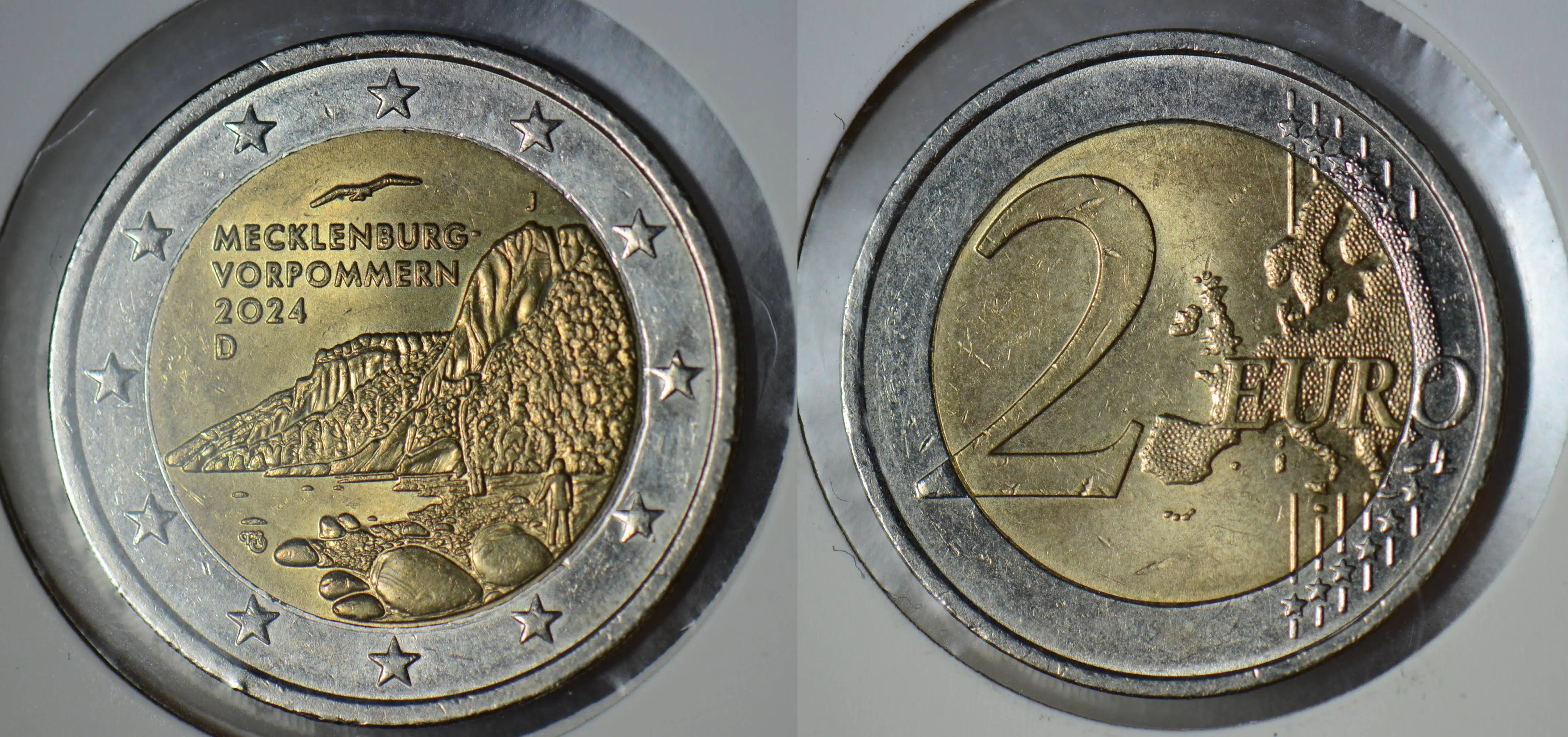ALMANYA 2 EURO 2024 J. HATIRA-MECKLENBURG - VORPOMMERN. KAPAMADA ÇİLALTI.