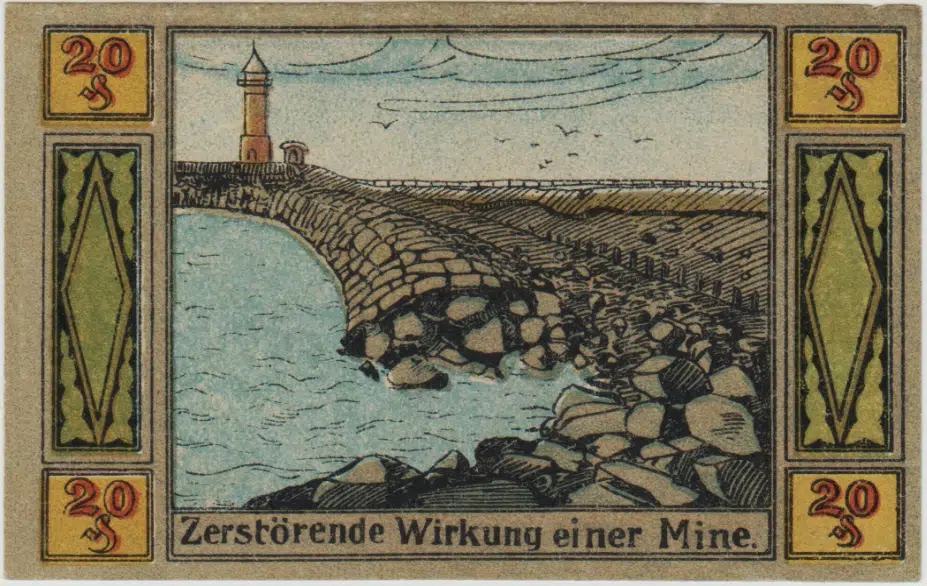 ALMANYA 25 PFENNİG 1921 LANGENESS NORDMARSCH BELEDİYESİ. ÇİL(-)