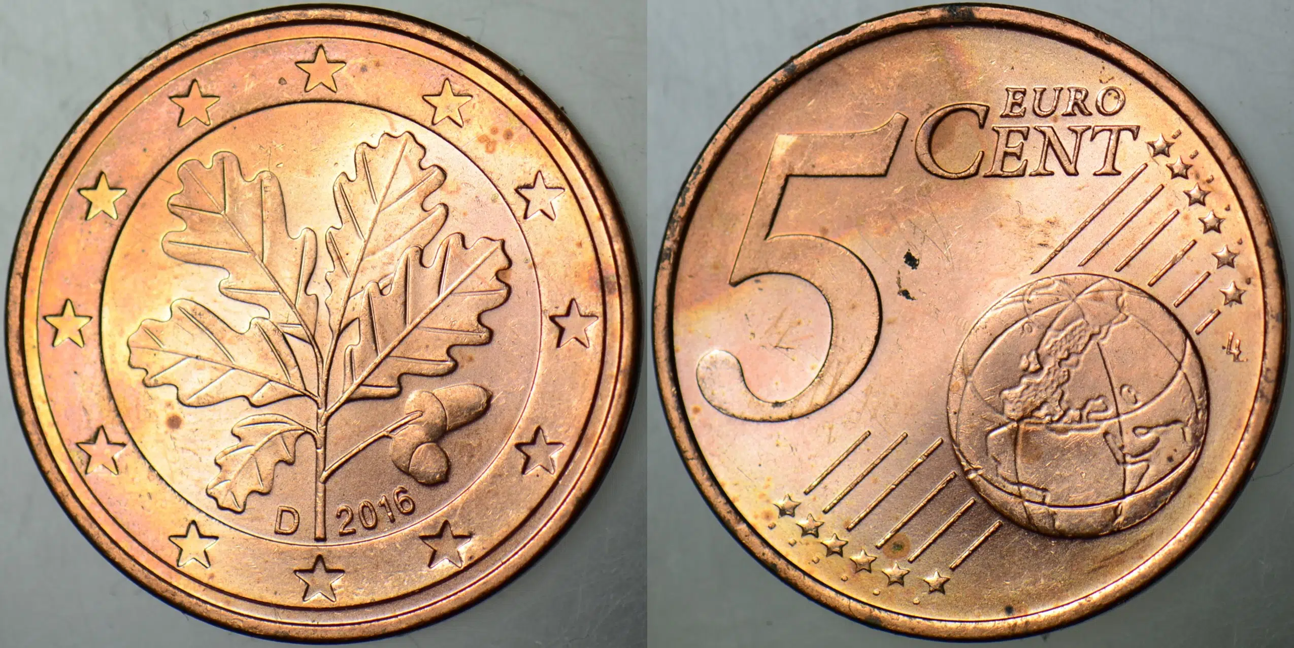 ALMANYA 5 EURO CENT 2016 D. ÇİLALTI+