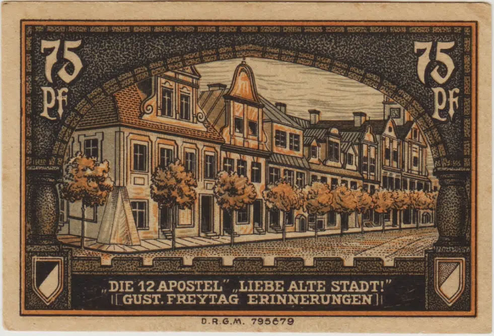ALMANYA 75 PFENNİG 1921 NOTGELD-KREUZBURG-YUKARI SİLEZYA. ÇİL.