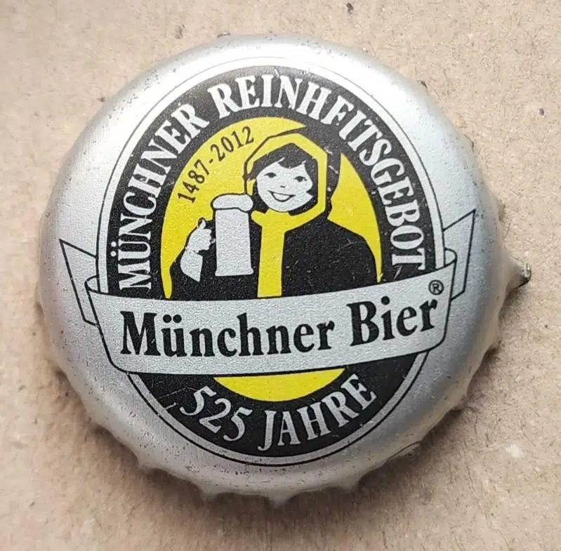 ALMANYA MÜNCHNER BİRA KAPAĞI.