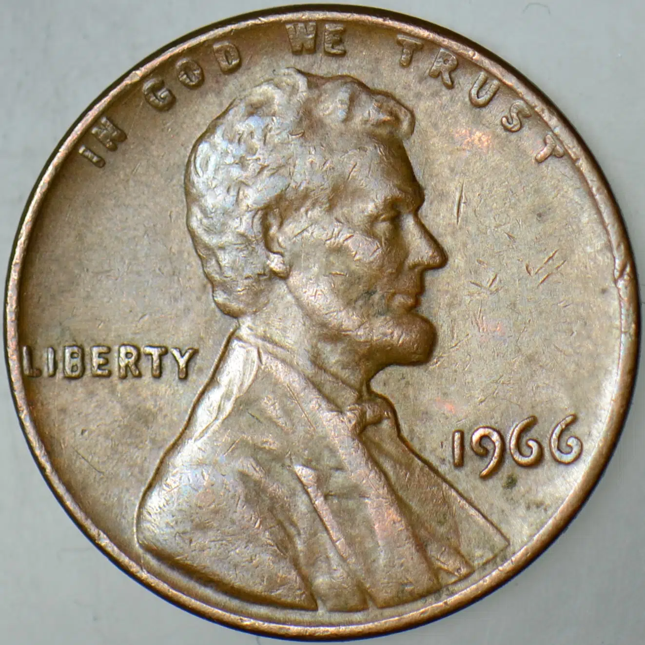 AMERİKA 1 CENT 1966 LİNCOLN MEMORİAL CENT.