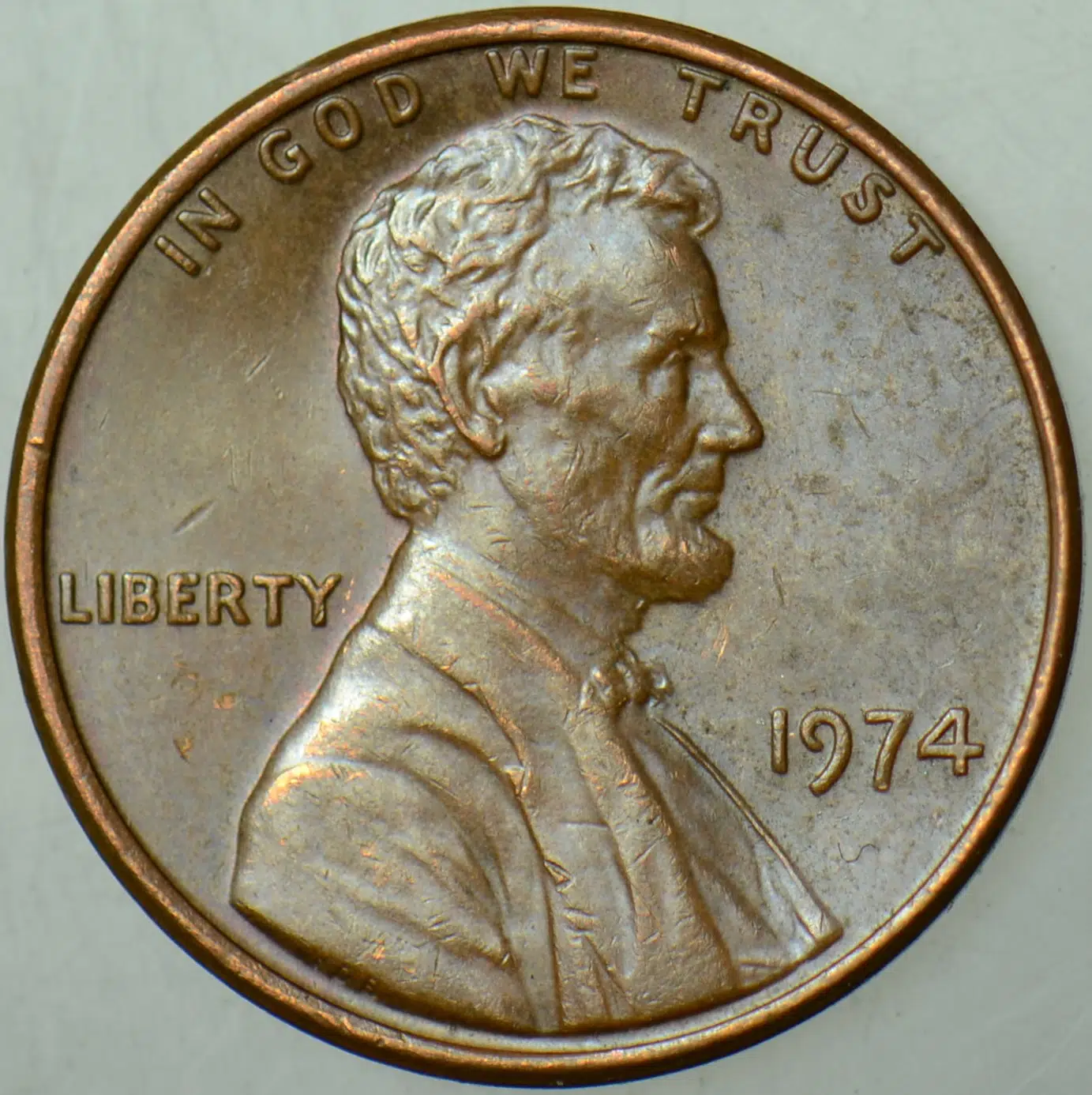 AMERİKA 1 CENT 1974 LINCOLN MEMORIAL.