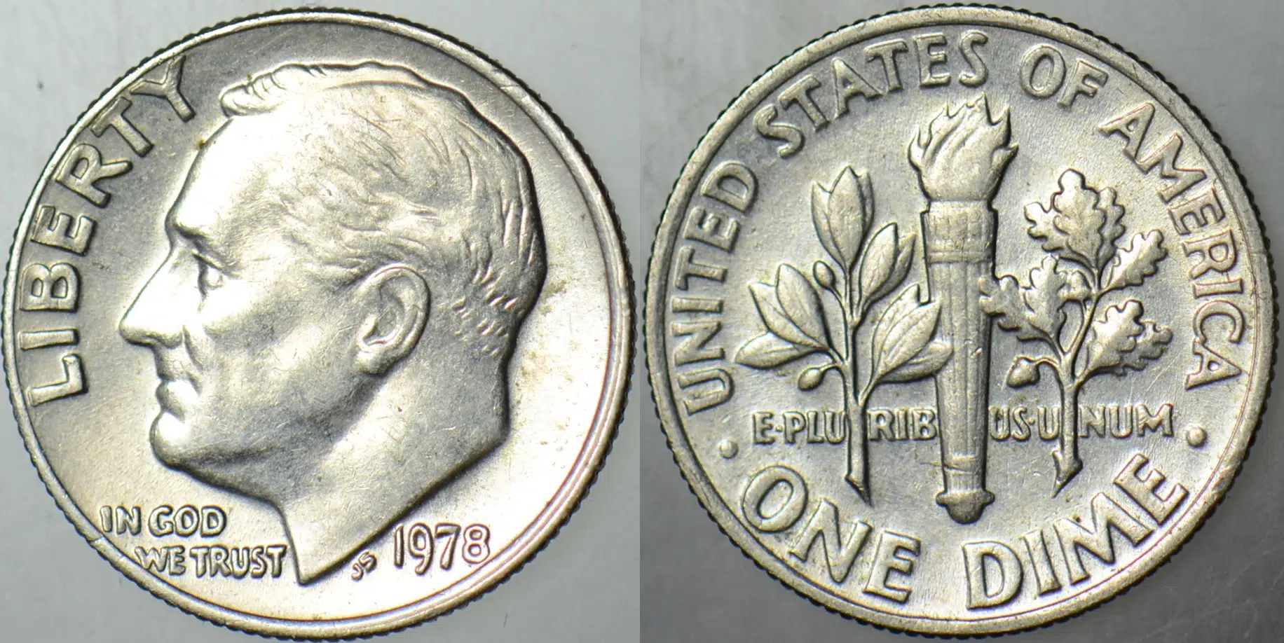 AMERİKA 1 DİME 1978 ONE DIME. ROOSEVELT PORTRELİ.