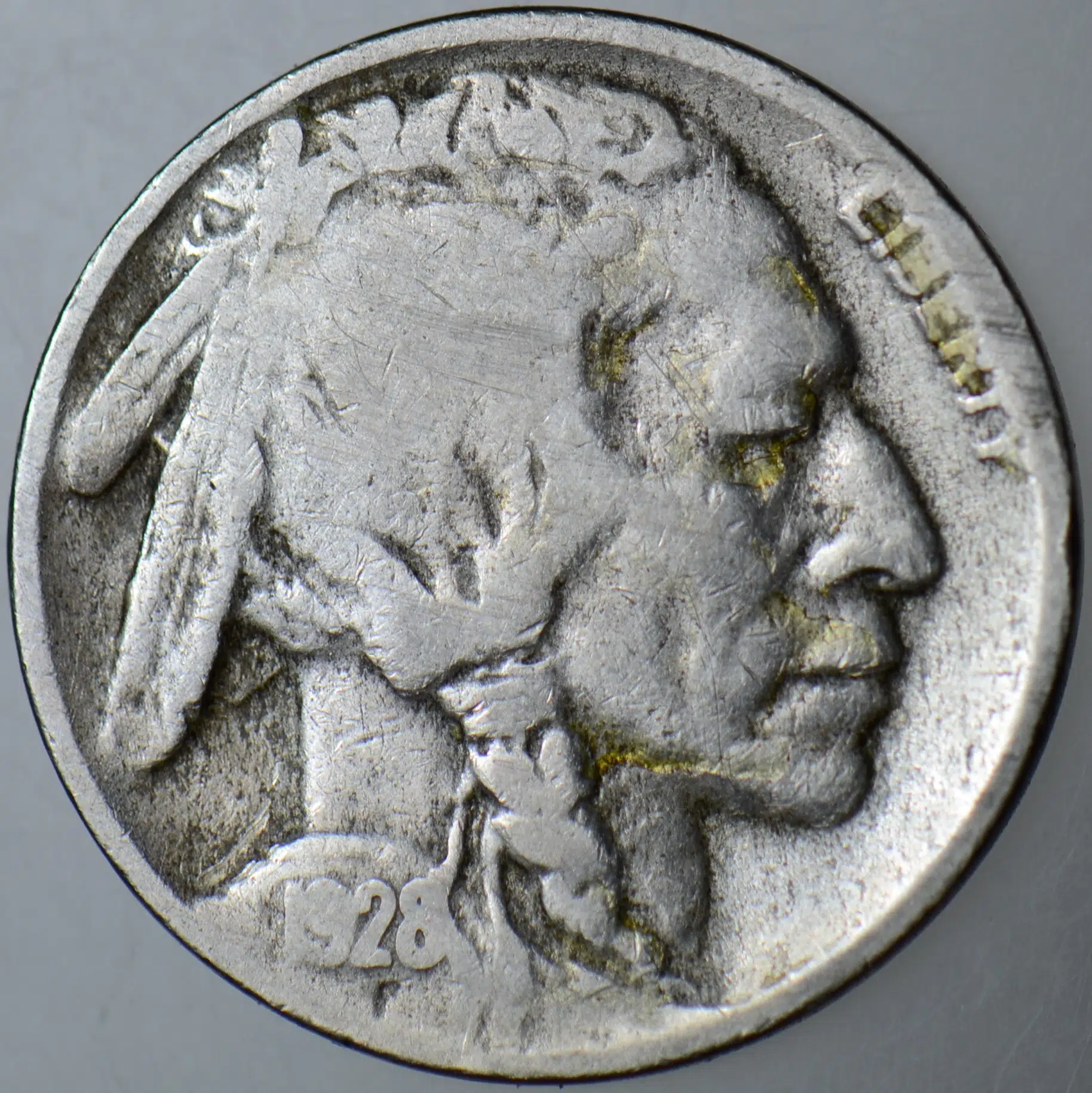AMERİKA 5 CENT 1928 D. BUFFALO NICKEL.