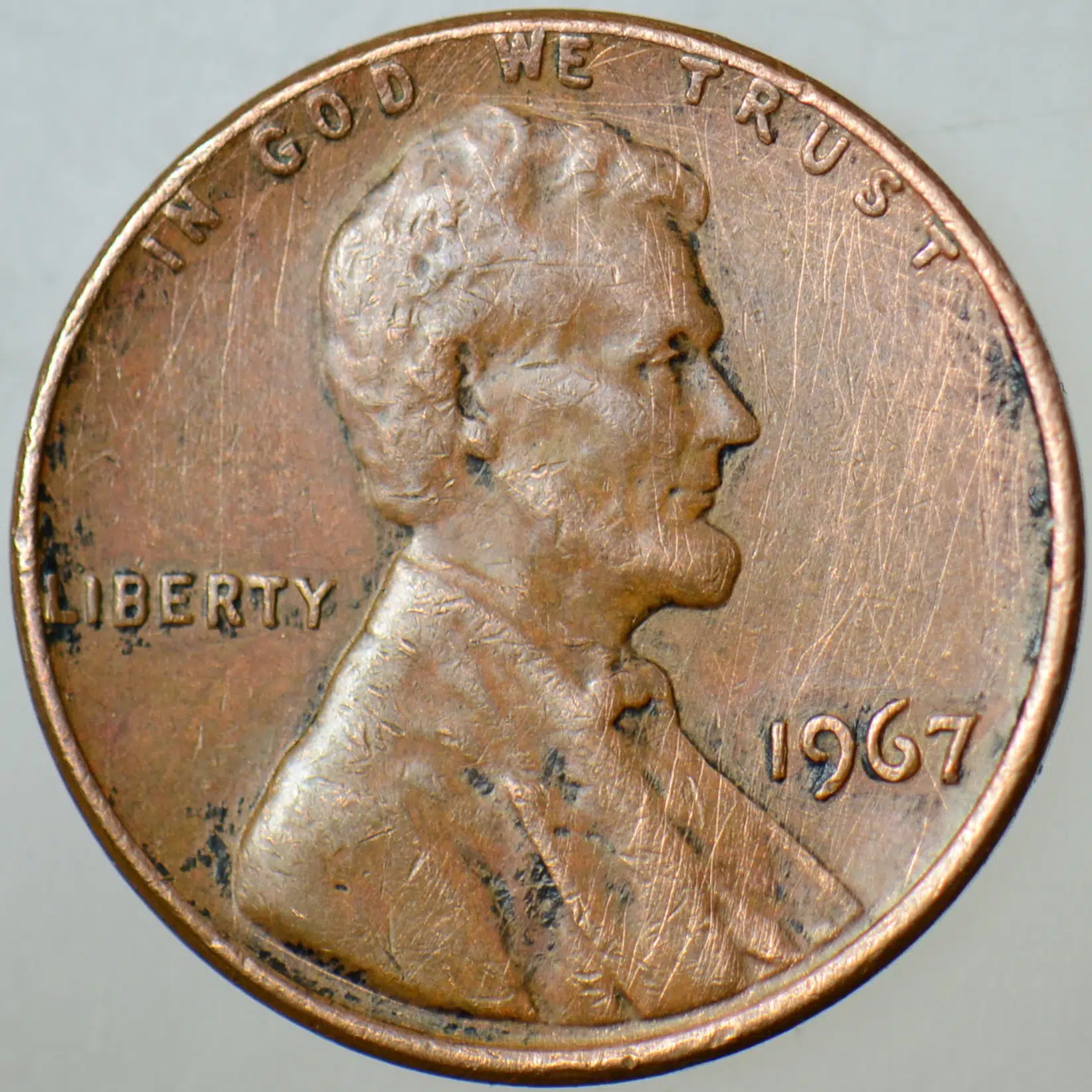 AMERİKA BİRLEŞİK DEVLETLERİ 1 CENT 1967 LİNCOLN MEMORİAL CENT. 19 mm