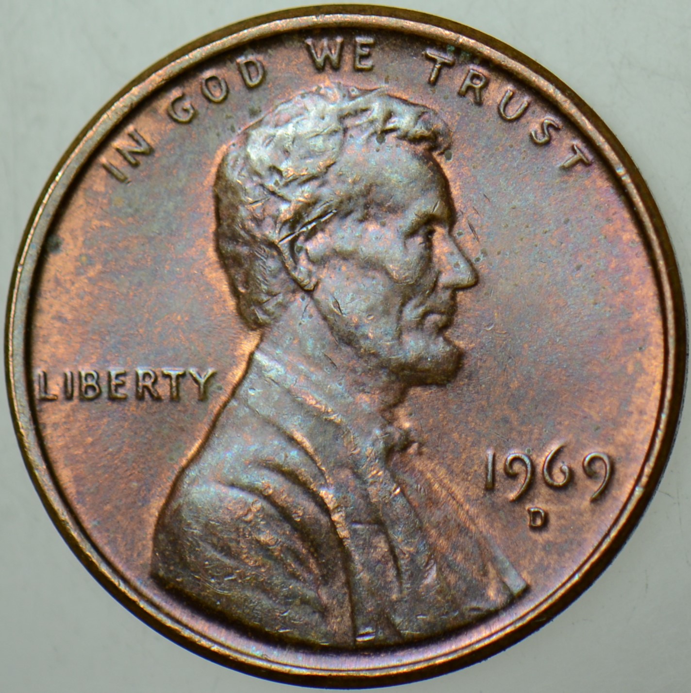AMERİKA BİRLEŞİK DEVLETLERİ 1 CENT 1969 D. LİNCOLN MEMORİAL CENT. 19 mm ÇİLALTI