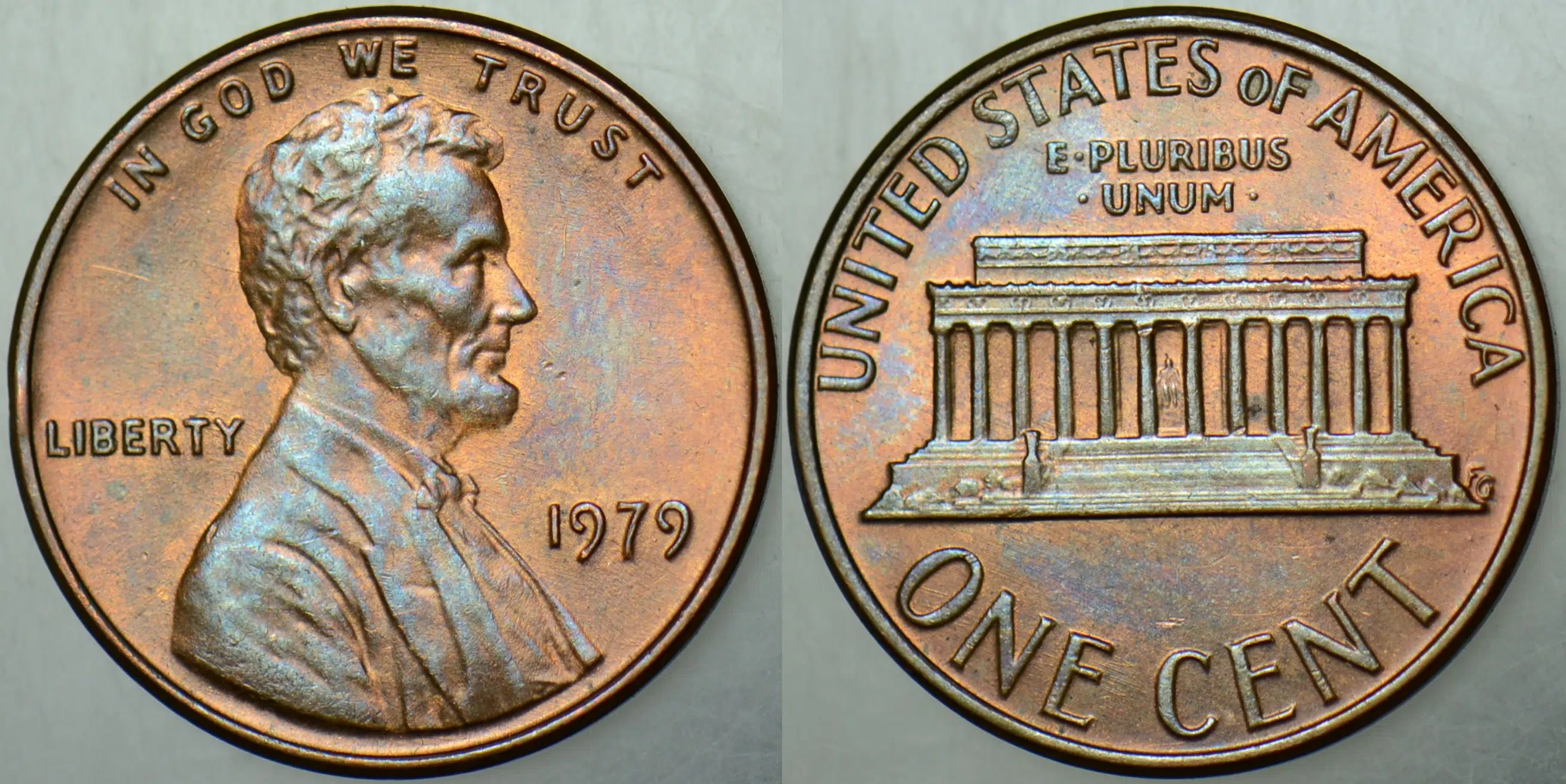 AMERİKA BİRLEŞİK DEVLETLERİ 1 CENT 1979 LINCOLN CENT. 19 mm ÇİLALTI+