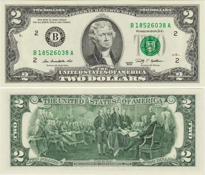 AMERİKA BİRLEŞİK DEVLETLERİ 2 DOLAR 2009 NEW YORK. B185260.. A. ÇİL KONDİSYON.