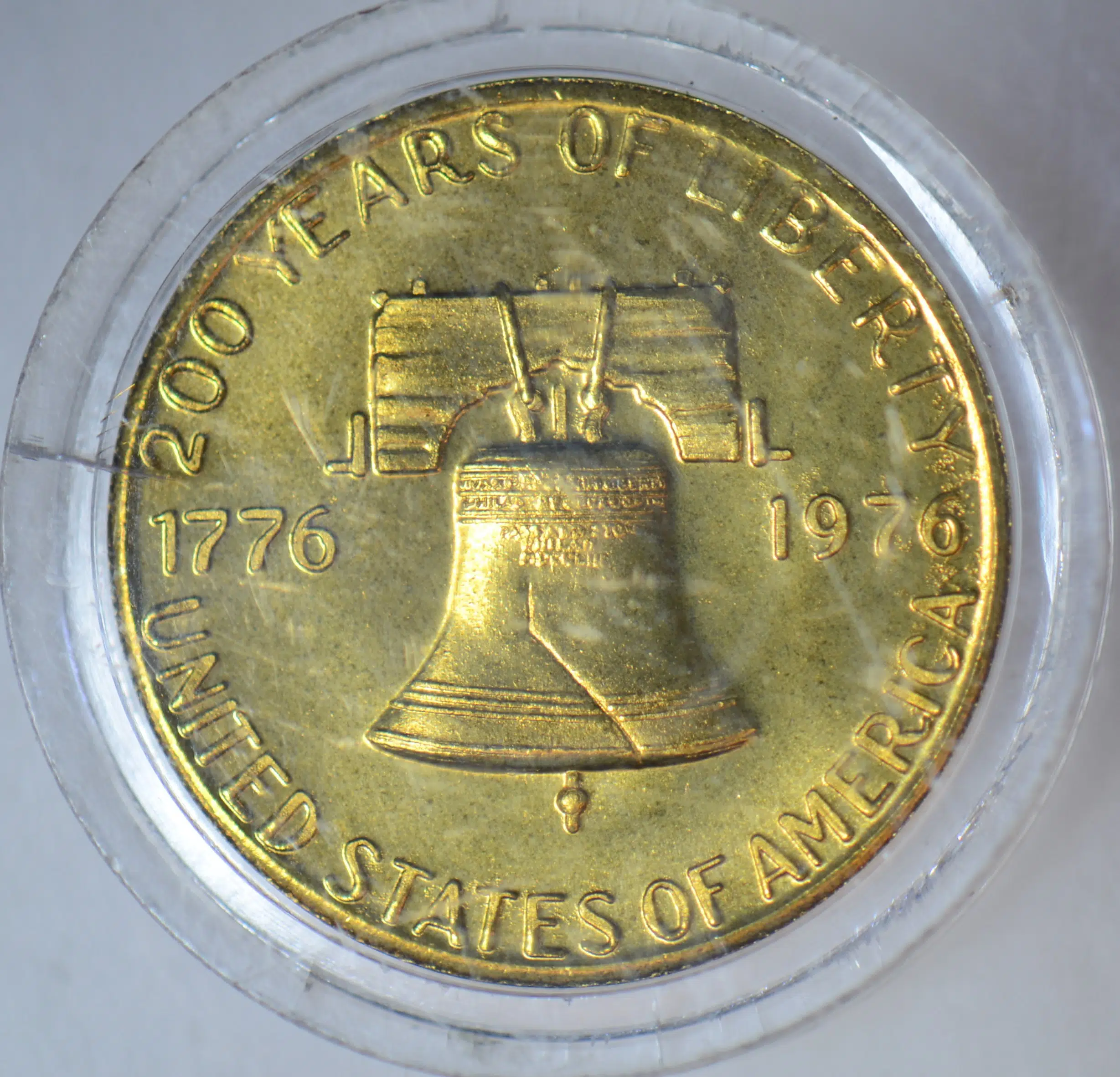AMERİKA BİRLEŞİK DEVLETLERİ BAĞIMSIZLIĞIN 200. YILI 1976 MADALYON. 26 mm KAPSÜLÜNDE ÇİL.