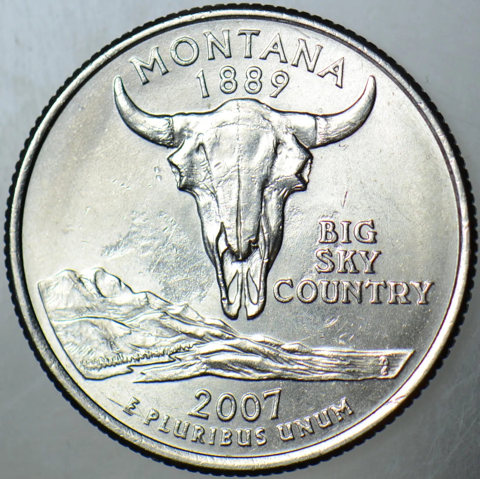 AMERİKA ÇEYREK DOLAR 2007 P EYALETLER SERİSİ-MONTANA. ÇİLALTI+