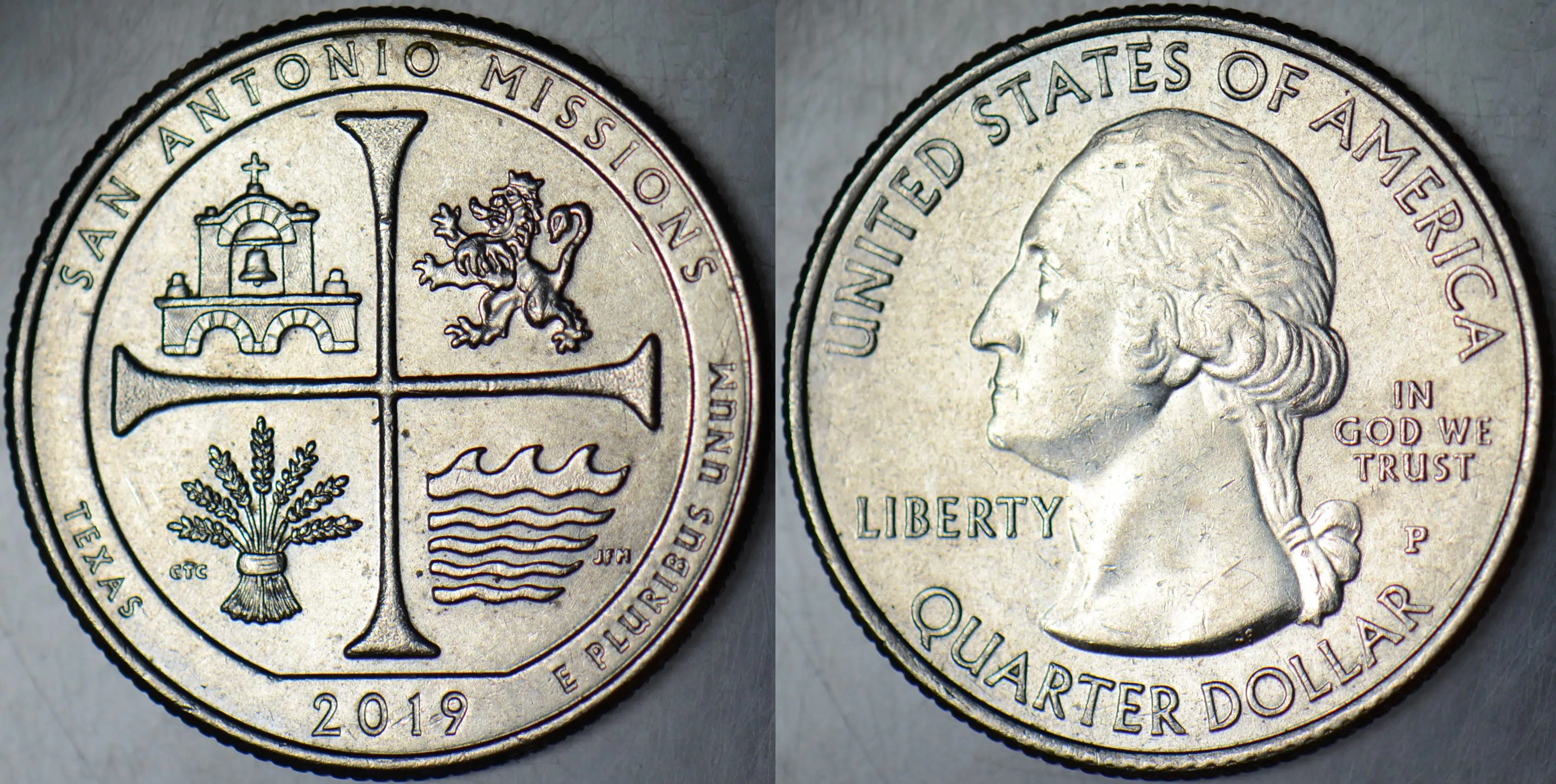 AMERİKA ÇEYREK DOLAR 2019 P ULUSAL PARKLAR-TEXAS-SAN ANTONIO MISSIONS. ÇİLALTI.