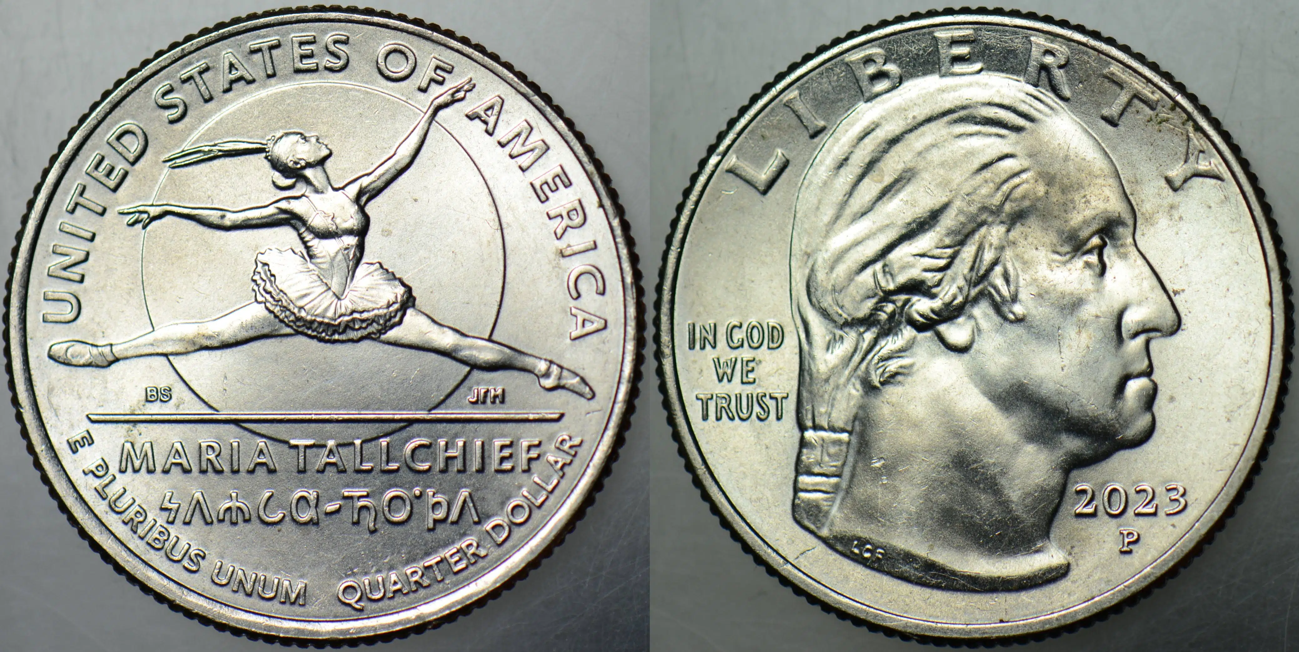 AMERİKA ÇEYREK DOLAR 2023 P AMERİKALI KADINLAR-MARIA TALLCHIEF-BALE. ÇİL(-)
