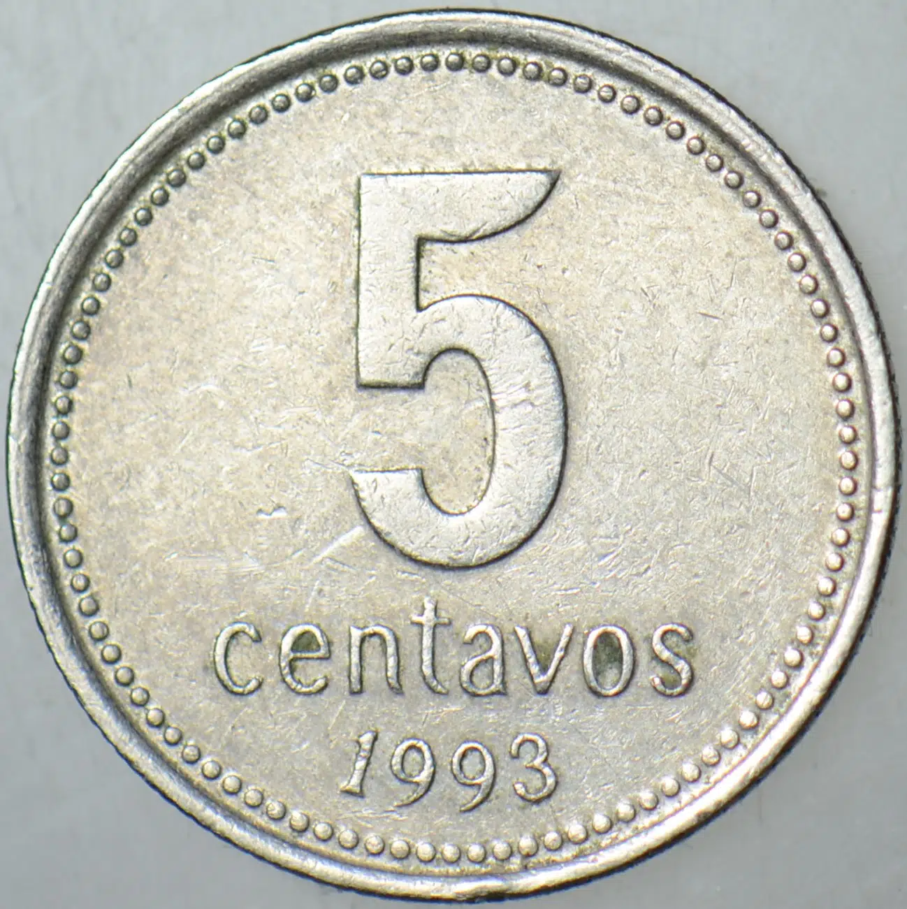 ARJANTİN 5 CENTAVOS 1993.