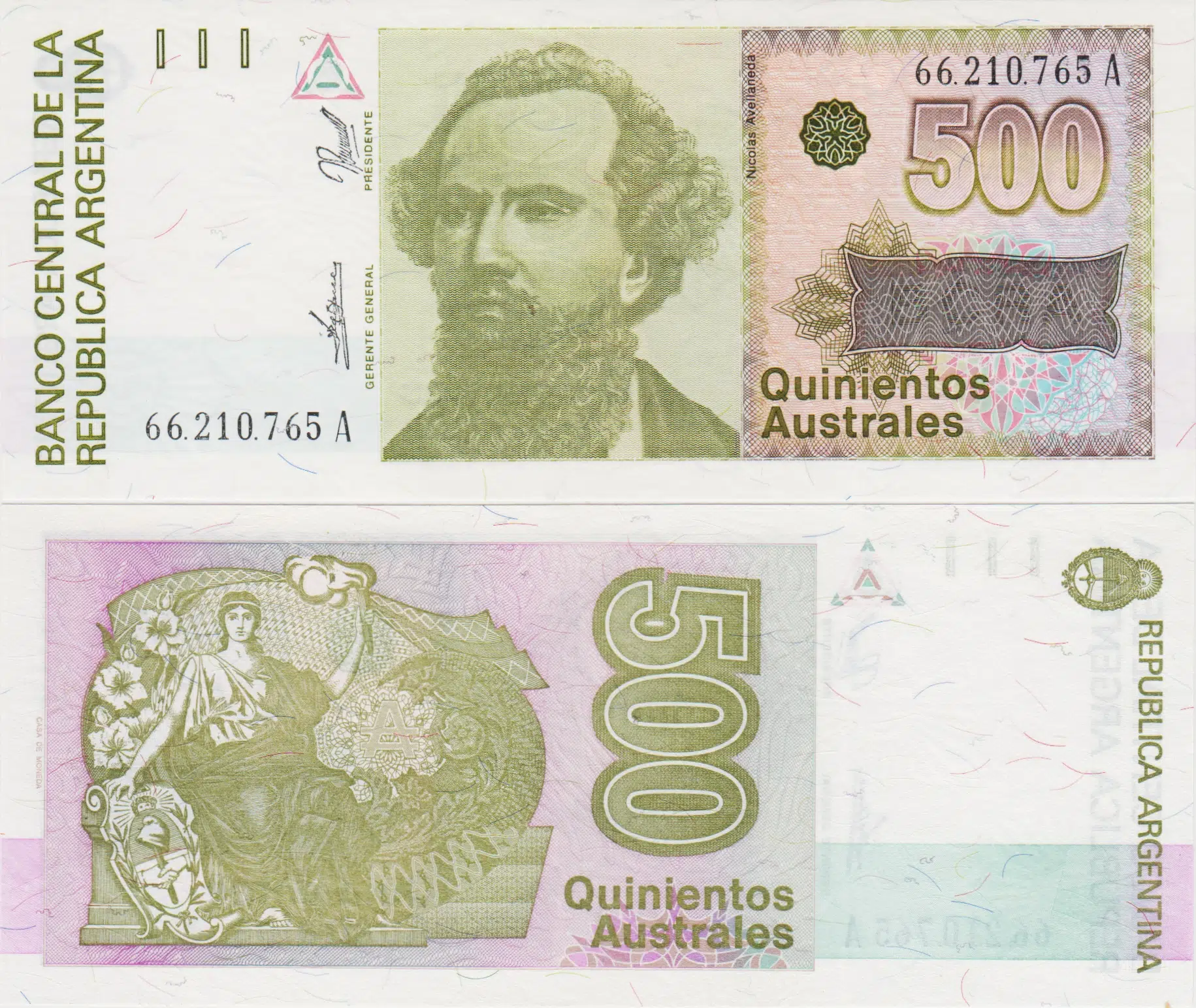 ARJANTİN 500 AUSTRAL 1990 ÇİL.