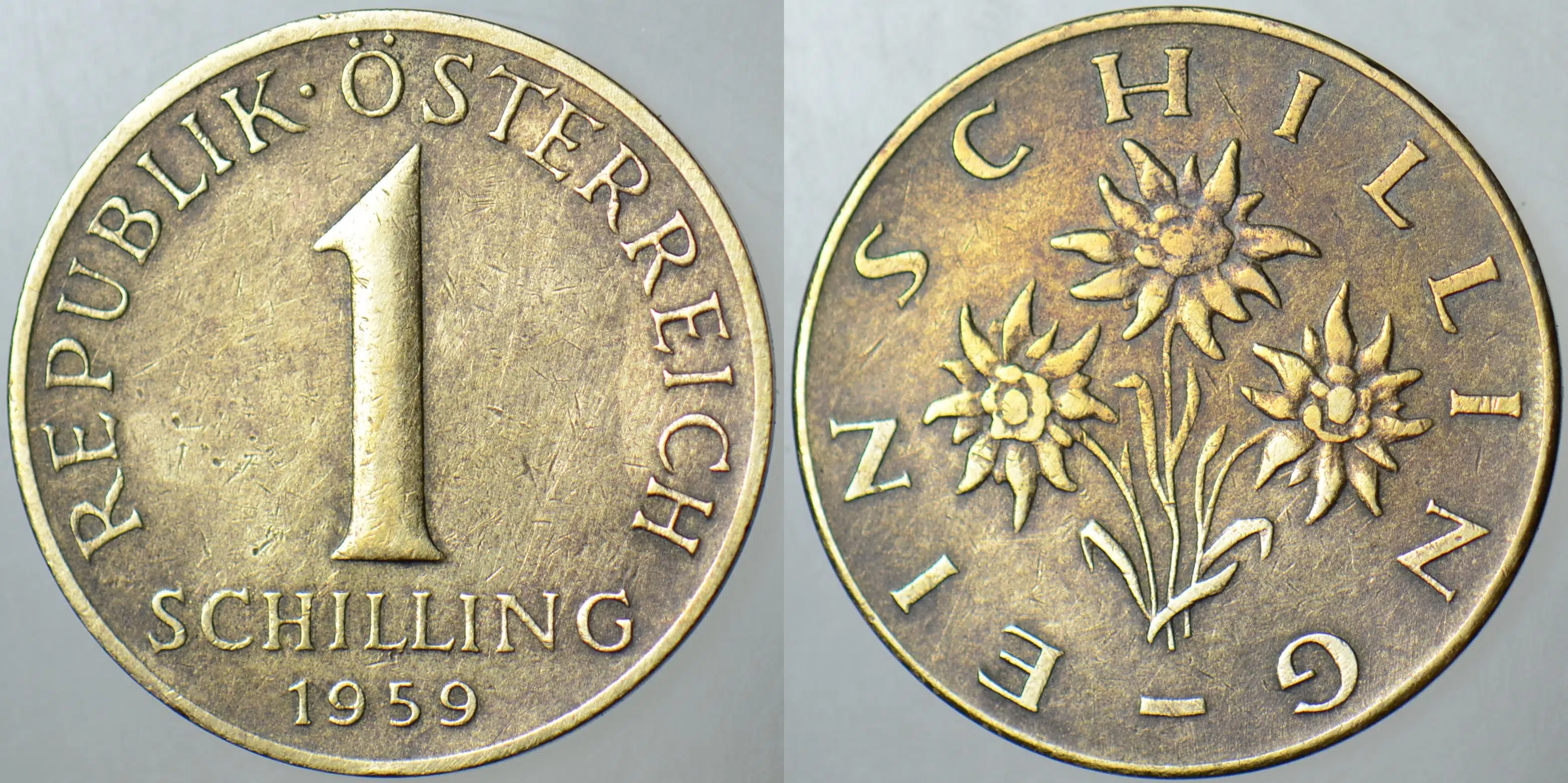 AVUSTURYA 1 ŞİLİN 1959.