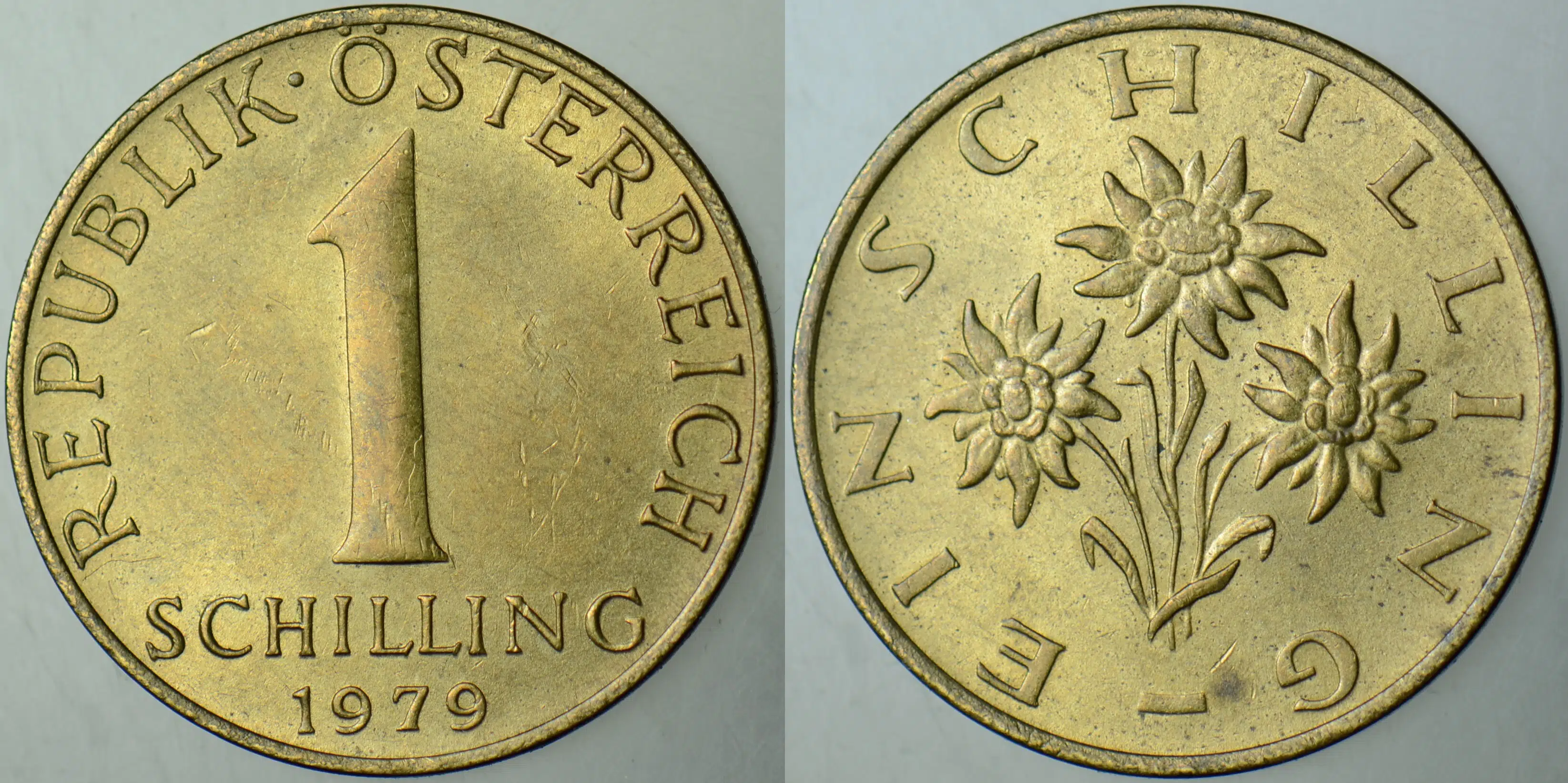 AVUSTURYA 1 ŞİLİN 1979 EDELWEİSS. ÇİLALTI.