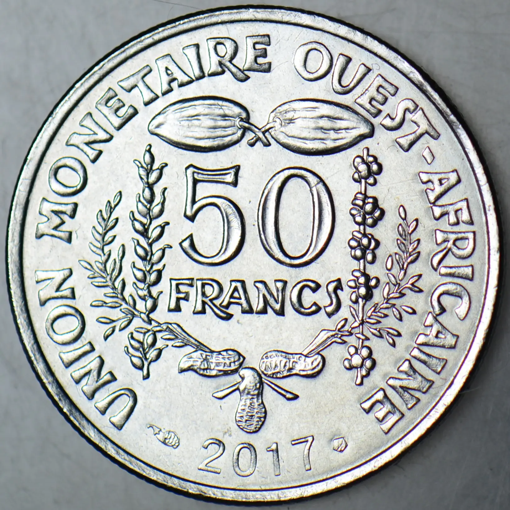 BATI AFRİKA DEVLETLERİ 50 CFA FRANK 2017 ÇİL(-)