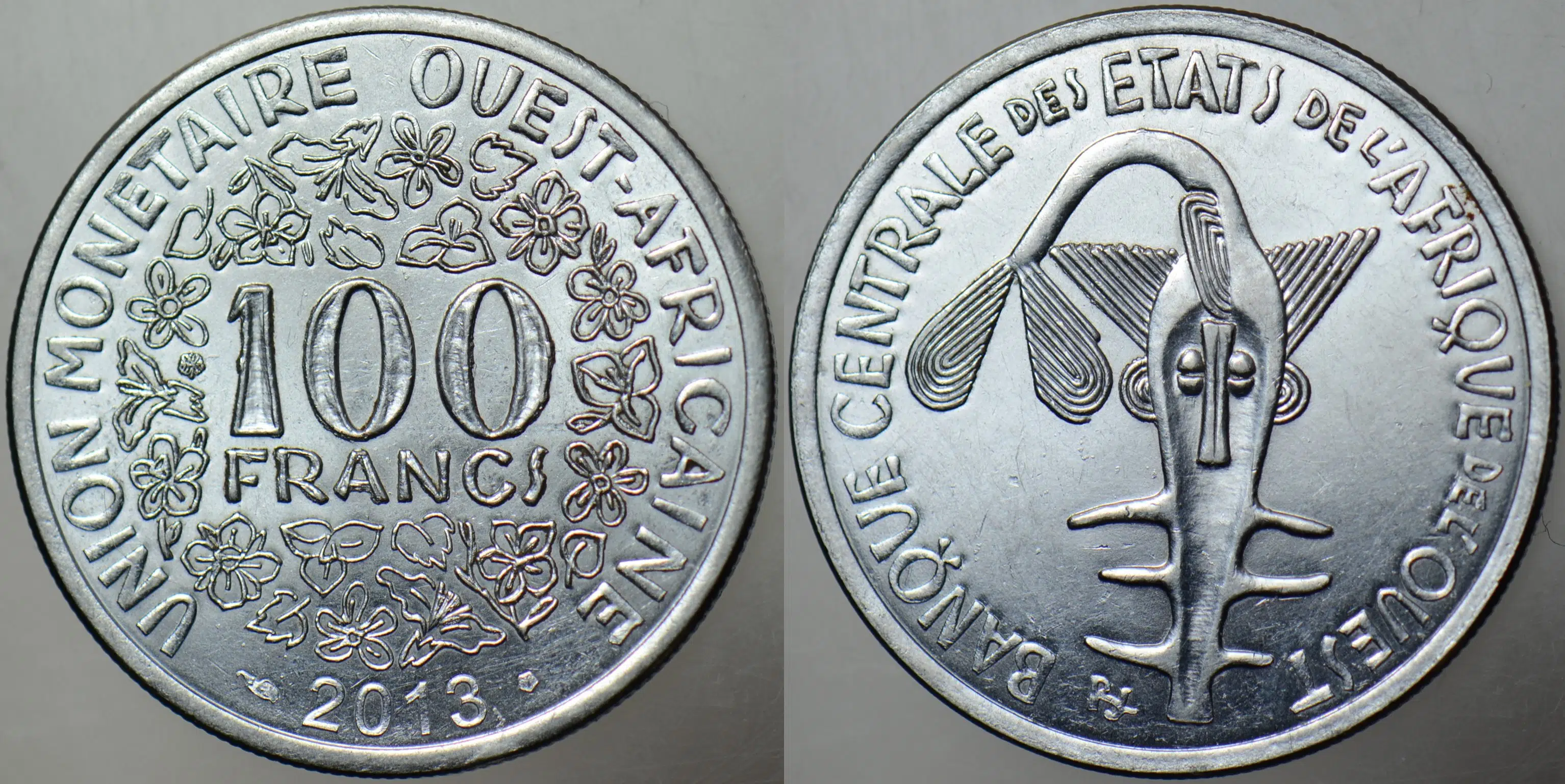 BATI AFRİKA PARA BİRLİĞİ 100 FRANK 2013. 100 CFA FRANK. ÇİLALTI.