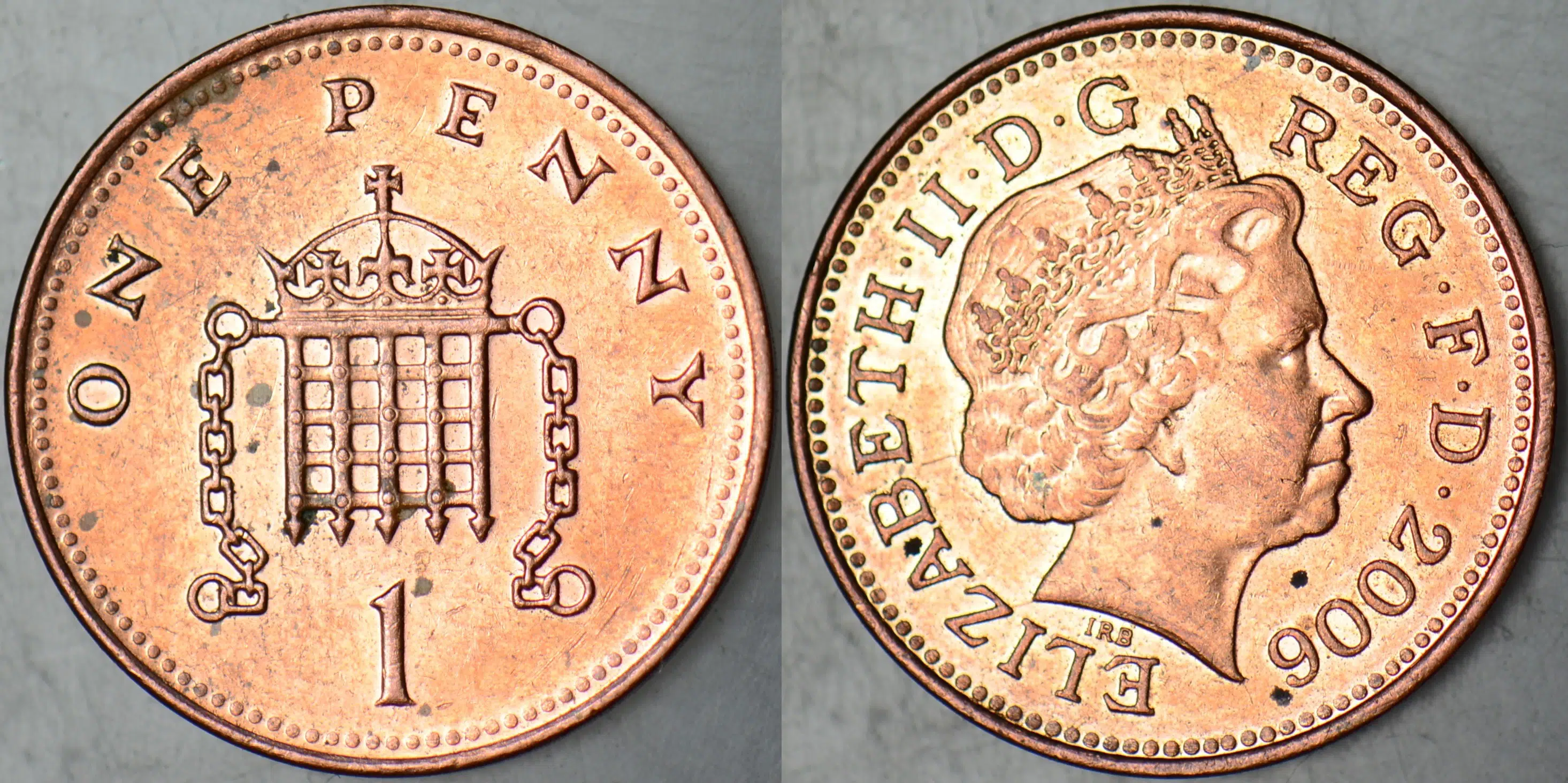 BİRLEŞİK KRALLIK 1 PENNY 2006 KRALİÇE II. ELİZABETH-İNGİLTERE.