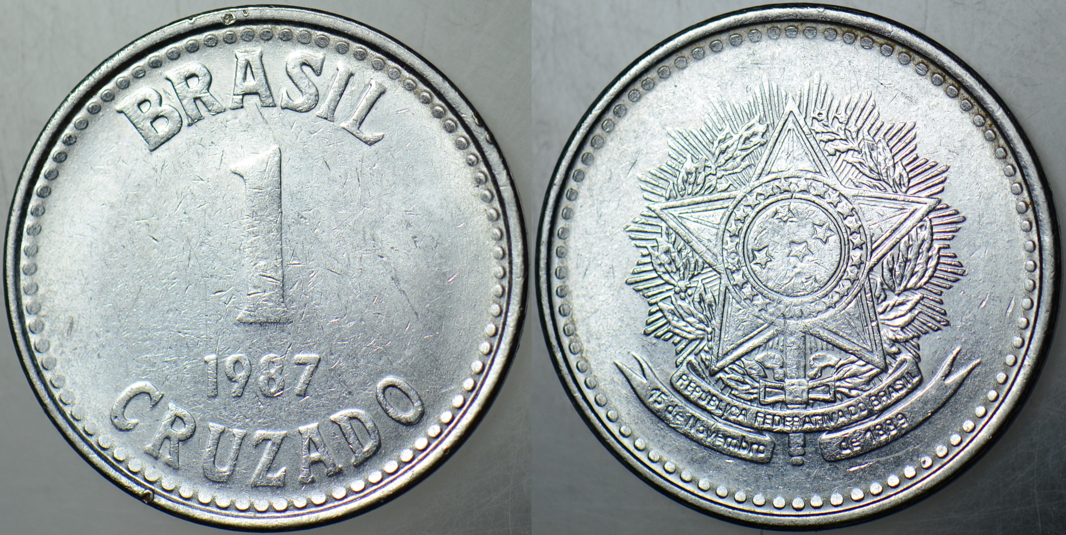 BREZİLYA 1 CRUZADO 1987.