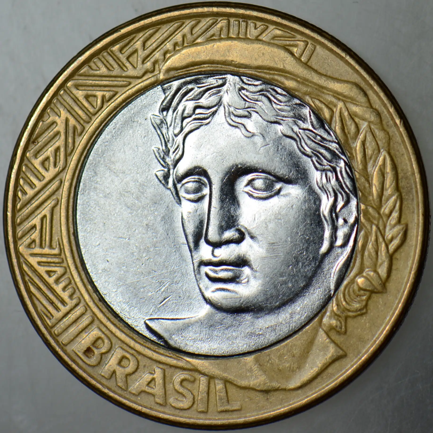 BREZİLYA 1 REAL 2005 BİMETAL.