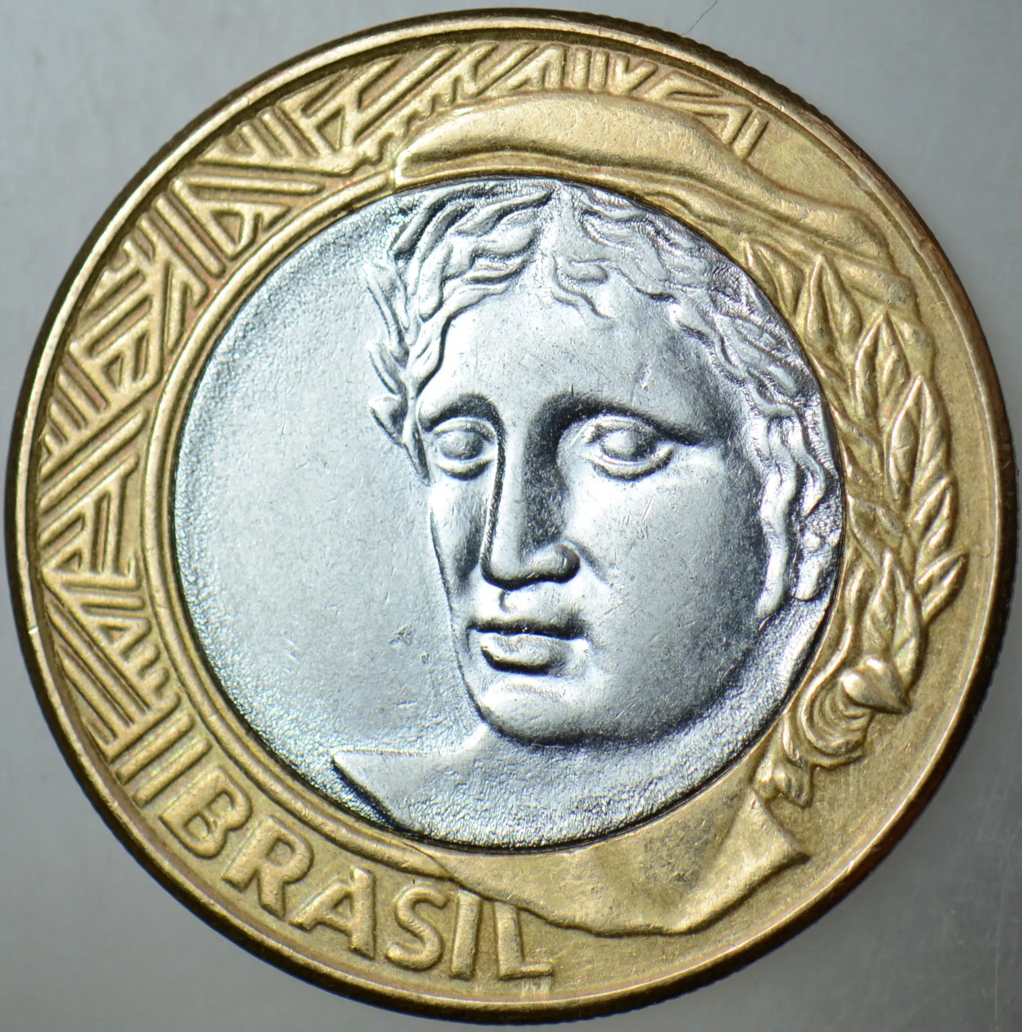 BREZİLYA 1 REAL 2008 BİMETAL.