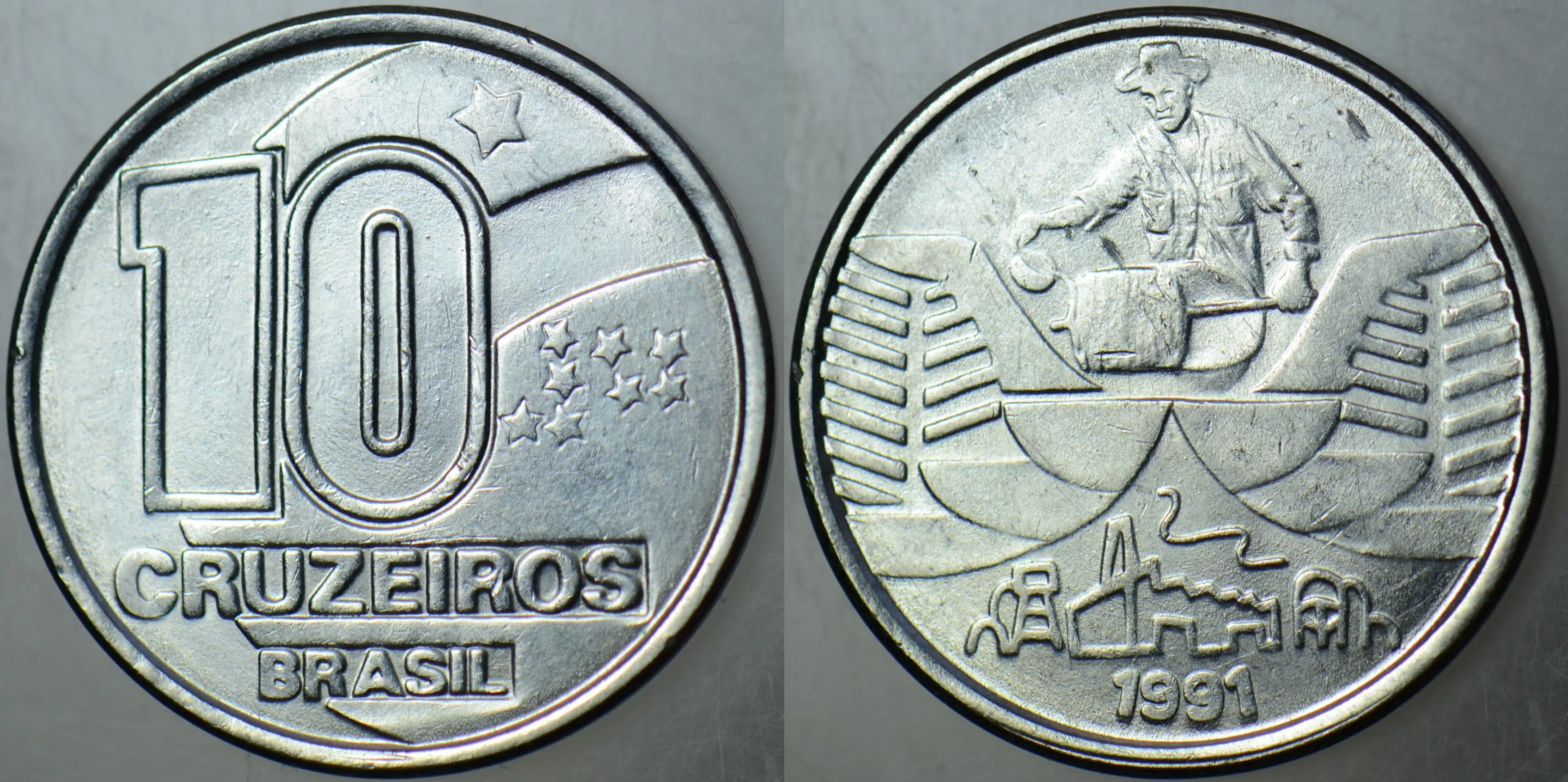 BREZİLYA 10 CENTAVOS 1991 ÇİLALTI