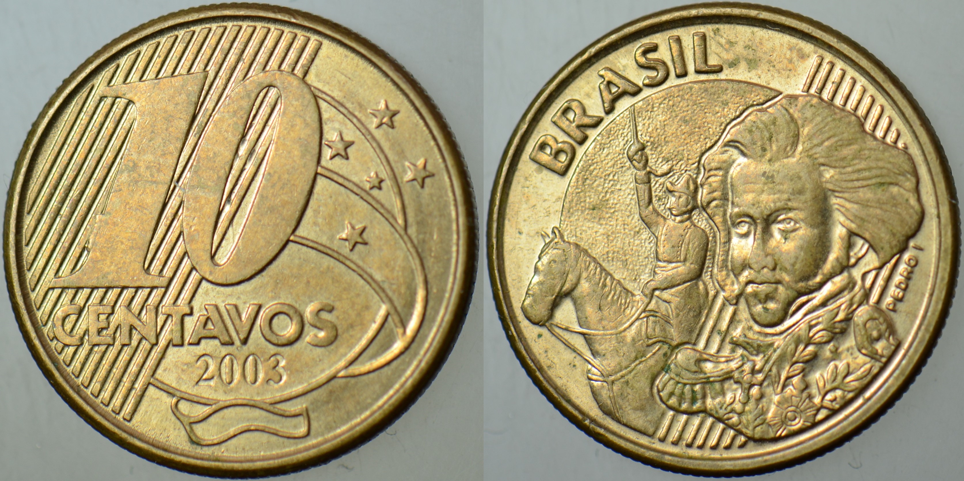 BREZİLYA 10 CENTAVOS 2003.