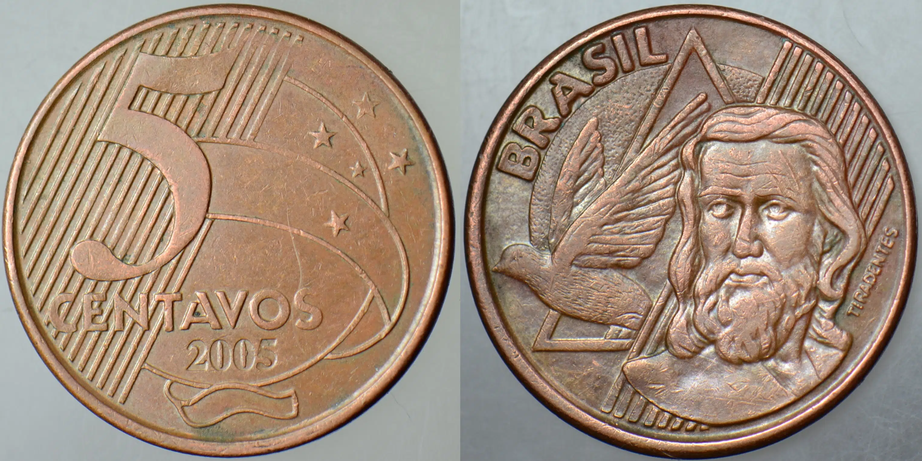 BREZİLYA 5 CENTAVOS 2005.