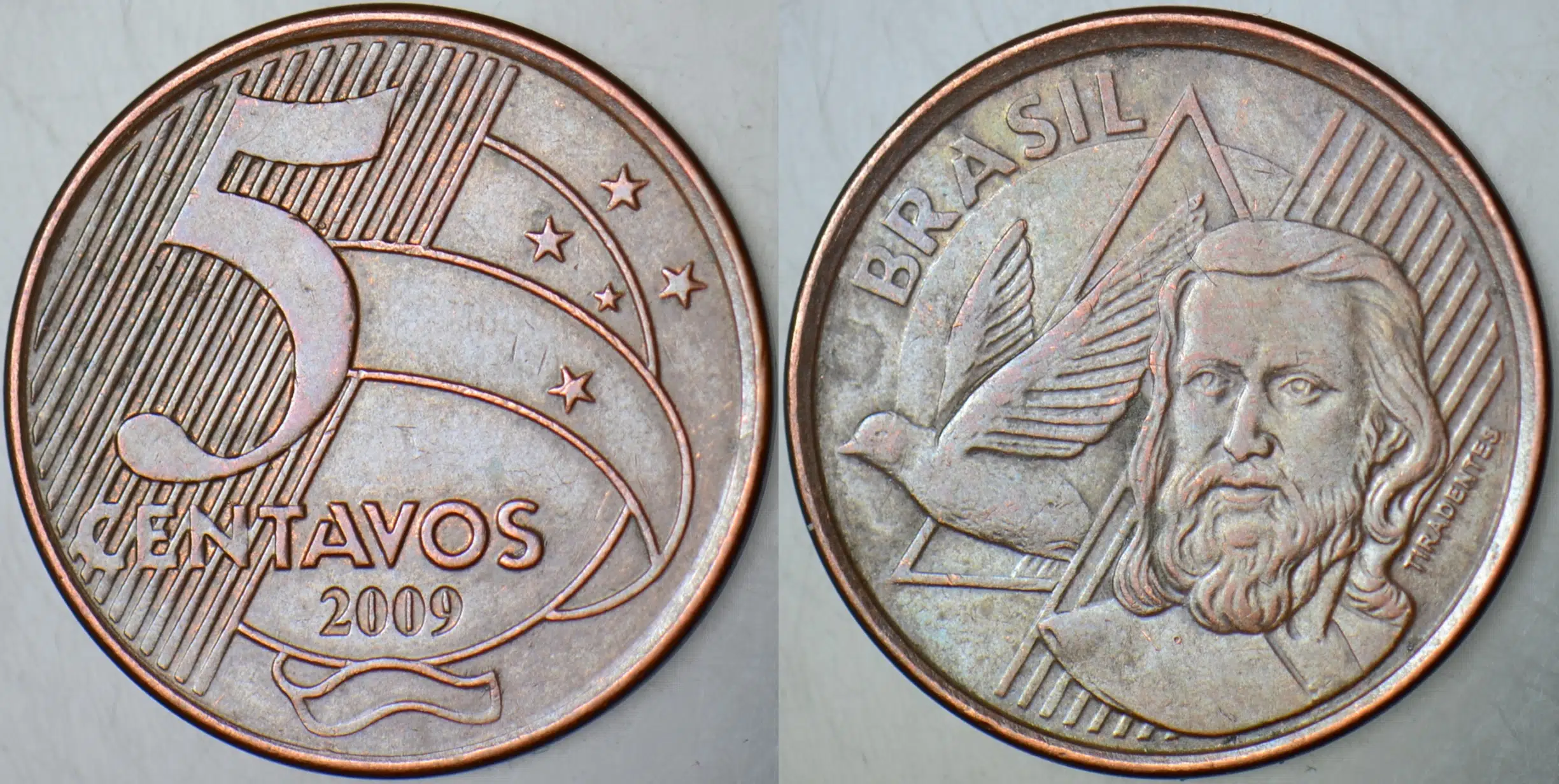 BREZİLYA 5 CENTAVOS 2009.