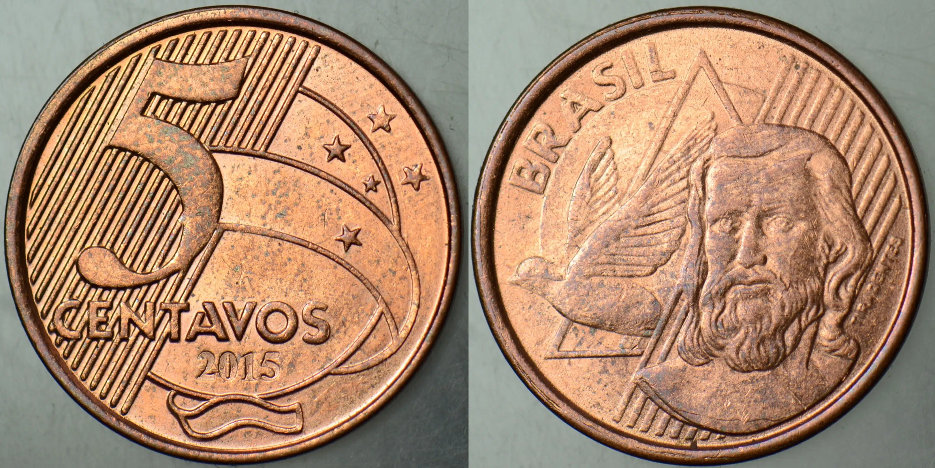 BREZİLYA 5 CENTAVOS 2015 ÇİLALTI.